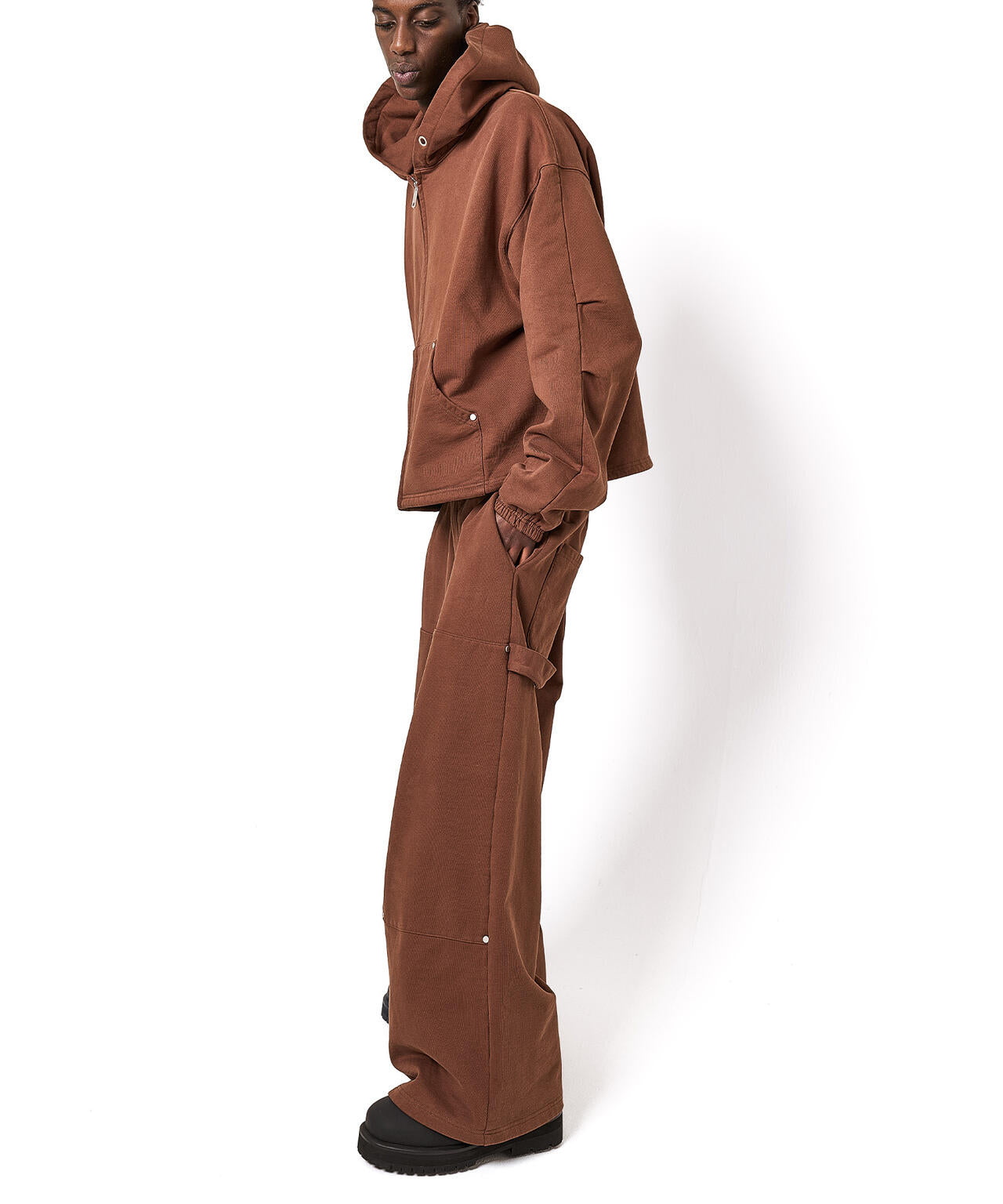 DankeSchon/ダンケシェーン/480HW SWEAT W-KNEE PAINTER PANTS