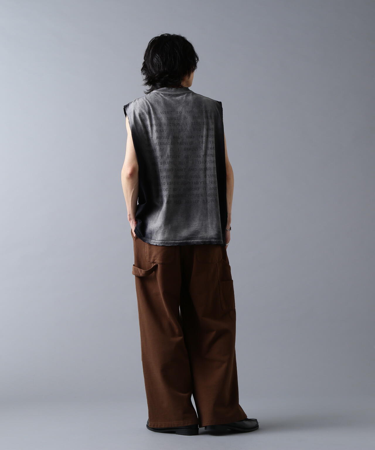 DankeSchon/ダンケシェーン/480HW SWEAT W-KNEE PAINTER PANTS