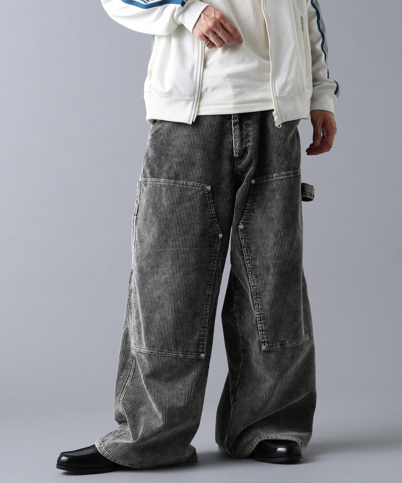 DankeSchon/ダンケシェーン/8WELL COURDUROY CHEMICAL W-KNEE PANTS