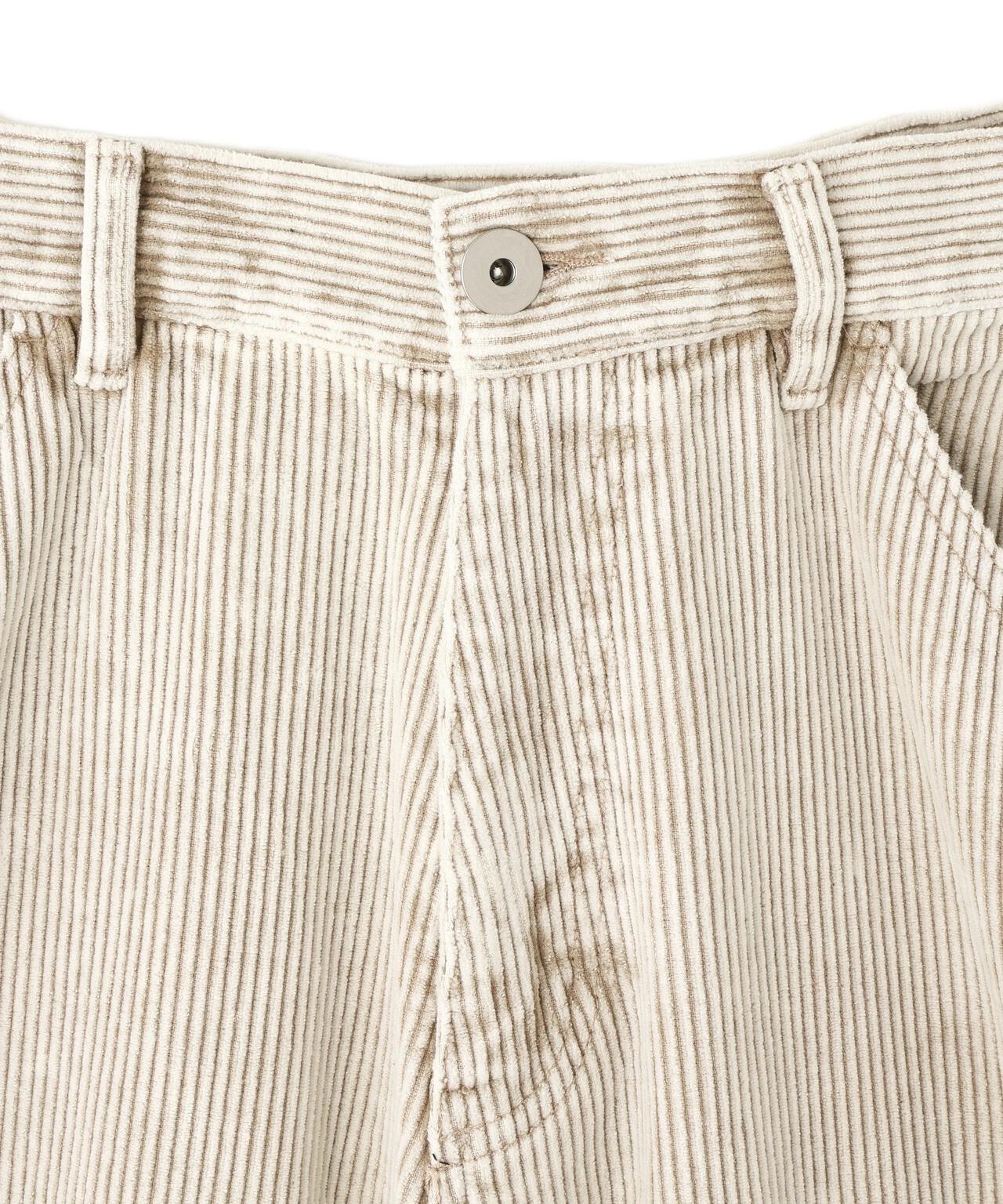 DankeSchon/ダンケシェーン/8WELL COURDUROY CHEMICAL W-KNEE PANTS