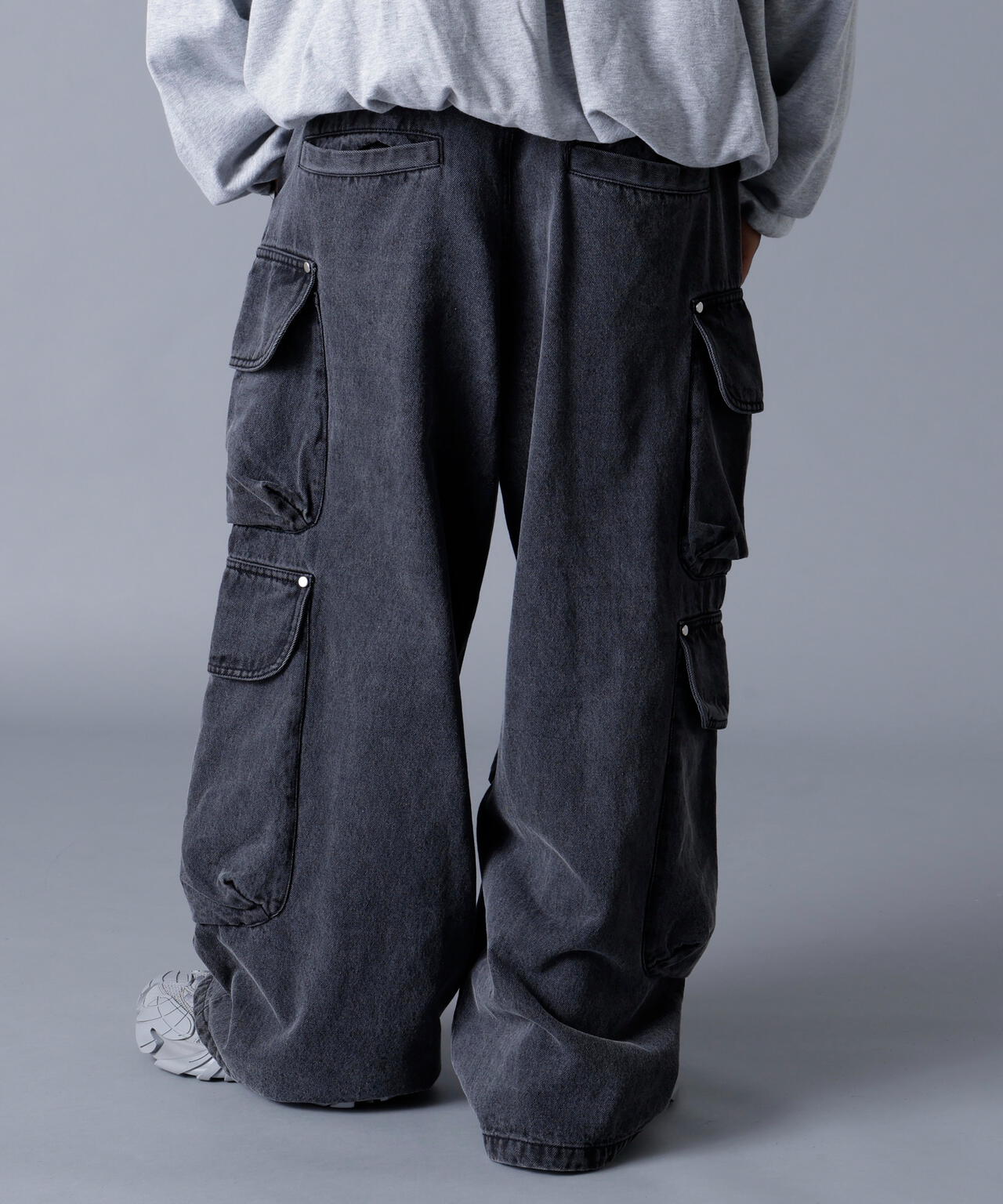 DankeSchon/ダンケシェーン/12OZ CHEMICAL DENIM CARGO PANTS