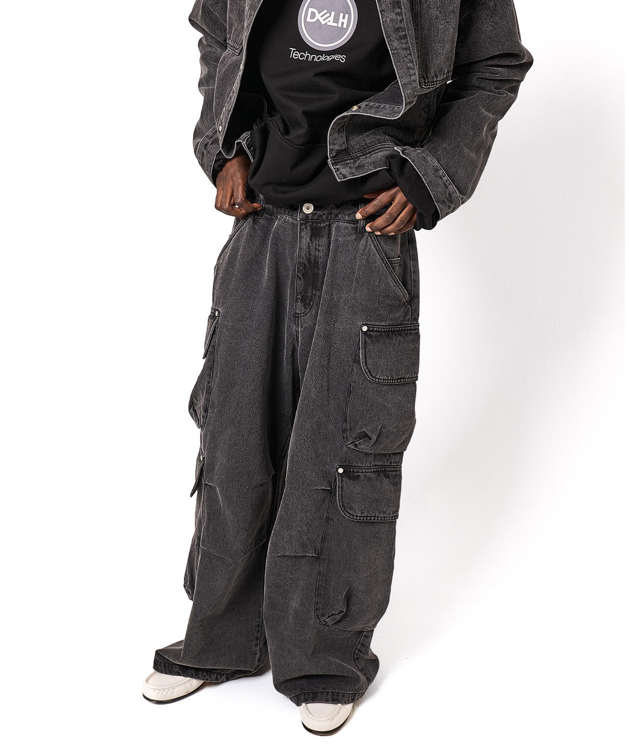 DankeSchon/ダンケシェーン/12OZ CHEMICAL DENIM CARGO PANTS | L.H.P