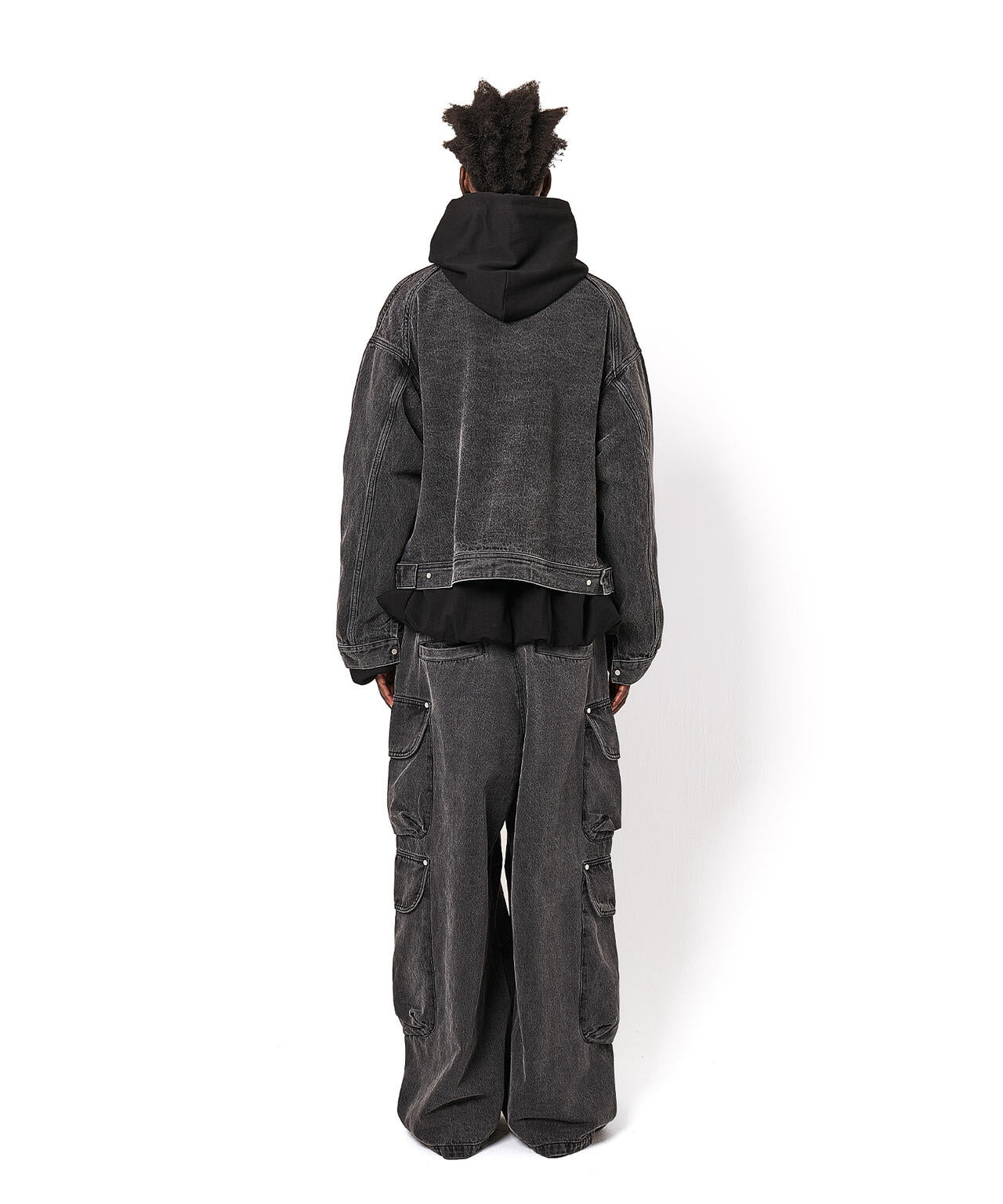 DankeSchon/ダンケシェーン/12OZ CHEMICAL DENIM CARGO PANTS | L.H.P