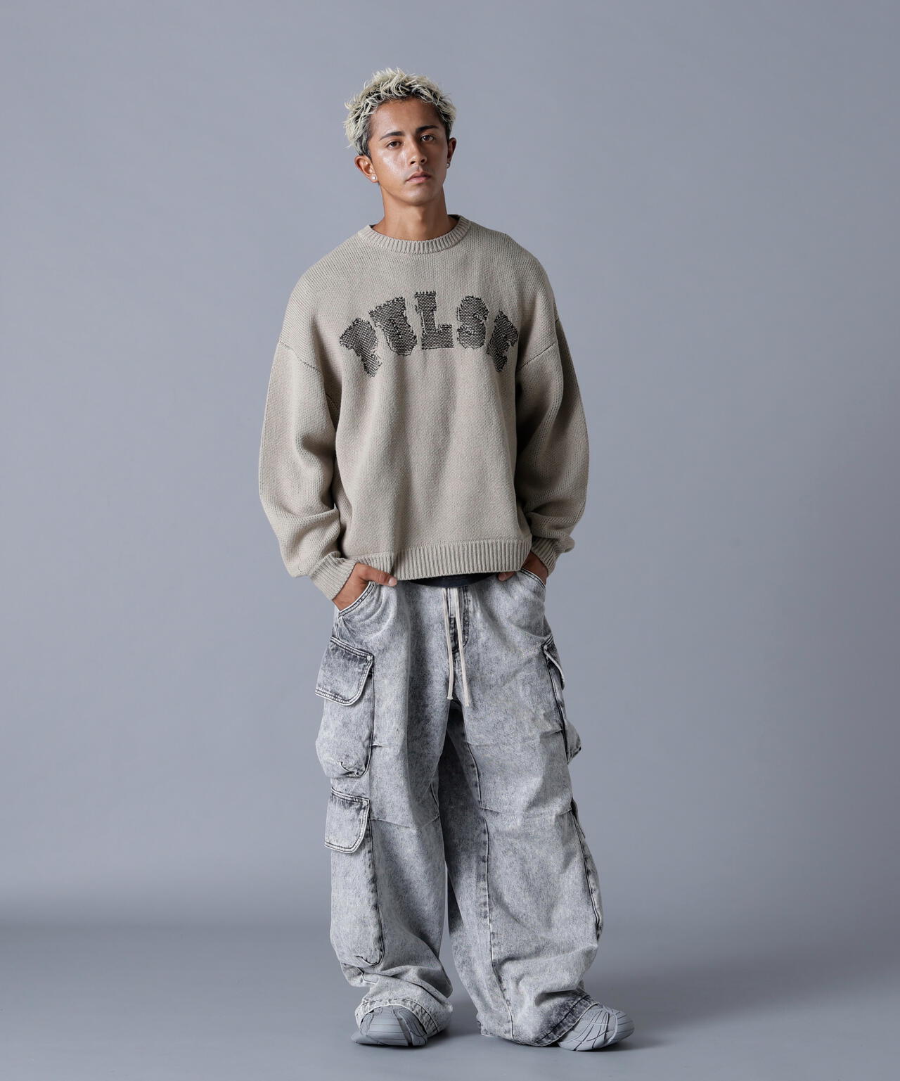 DankeSchon/ダンケシェーン/12OZ CHEMICAL DENIM CARGO PANTS | L.H.P