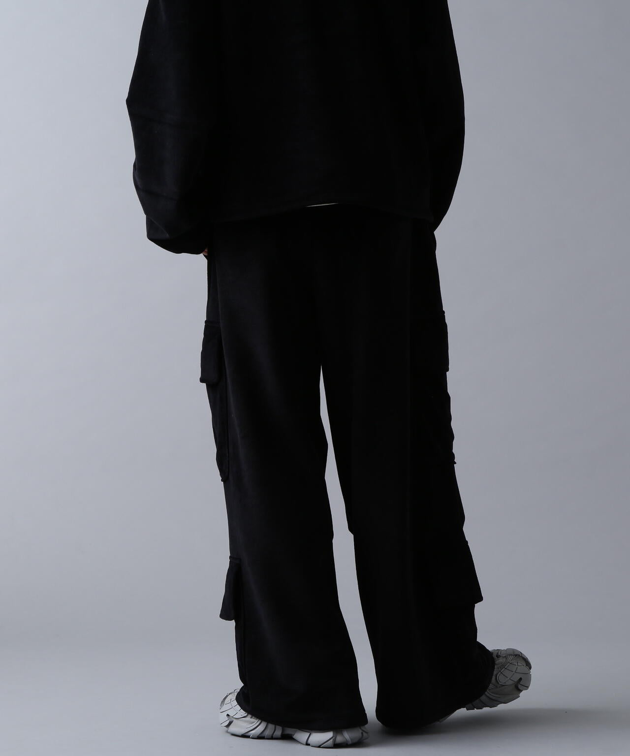 DankeSchon/ダンケシェーン/WFACE VELOUR FLARE CARGO PANTS | L.H.P