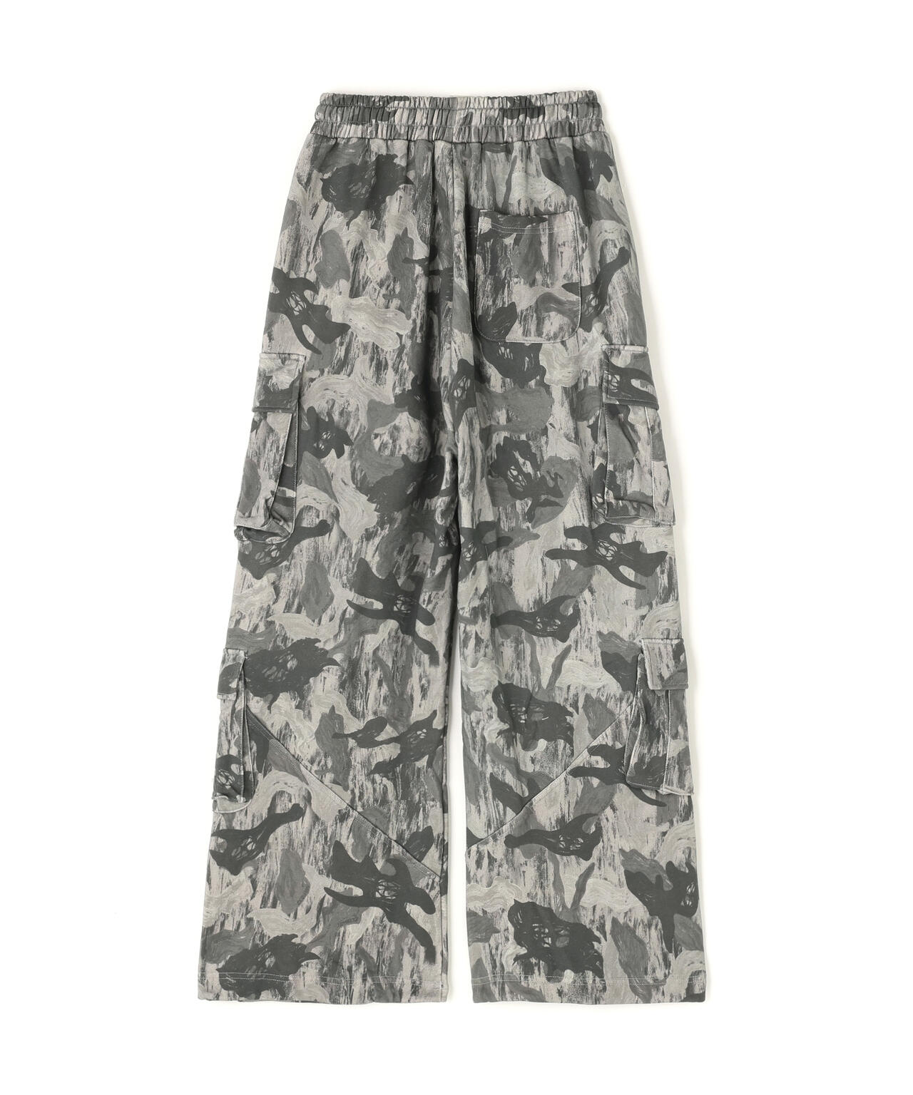 NOT4NERD/ノットフォーナード/CAMO MULTI CARGO SWEAT PANTS