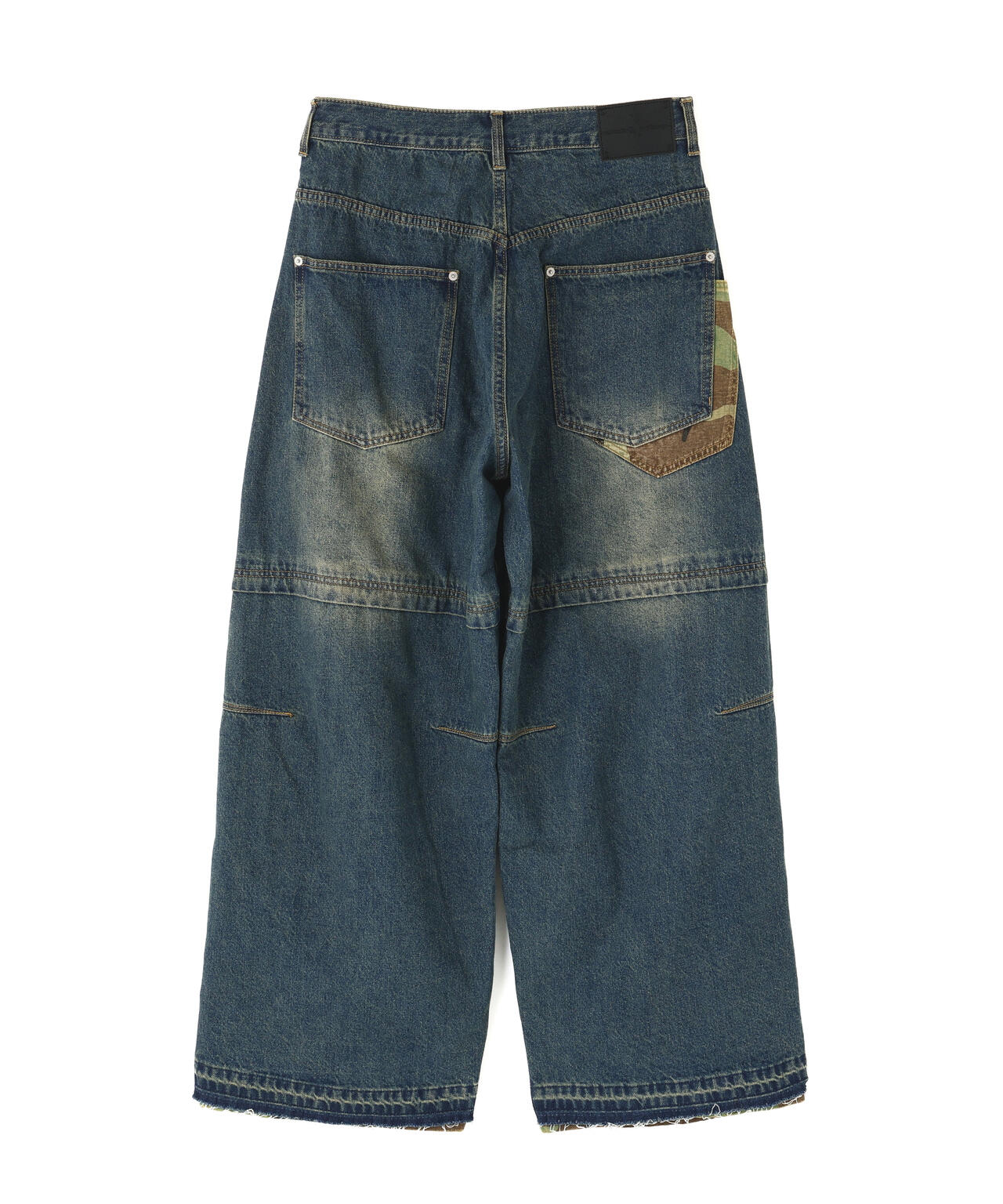 エルエイチピー（LHP）/NOT4NERD／ノットフォーナード／CAMO PATCHWORK DENIM PANTS NOT4NERD/ノットフォーナード/CAMO PATCHWORK DENIM PANTS | L.H.P