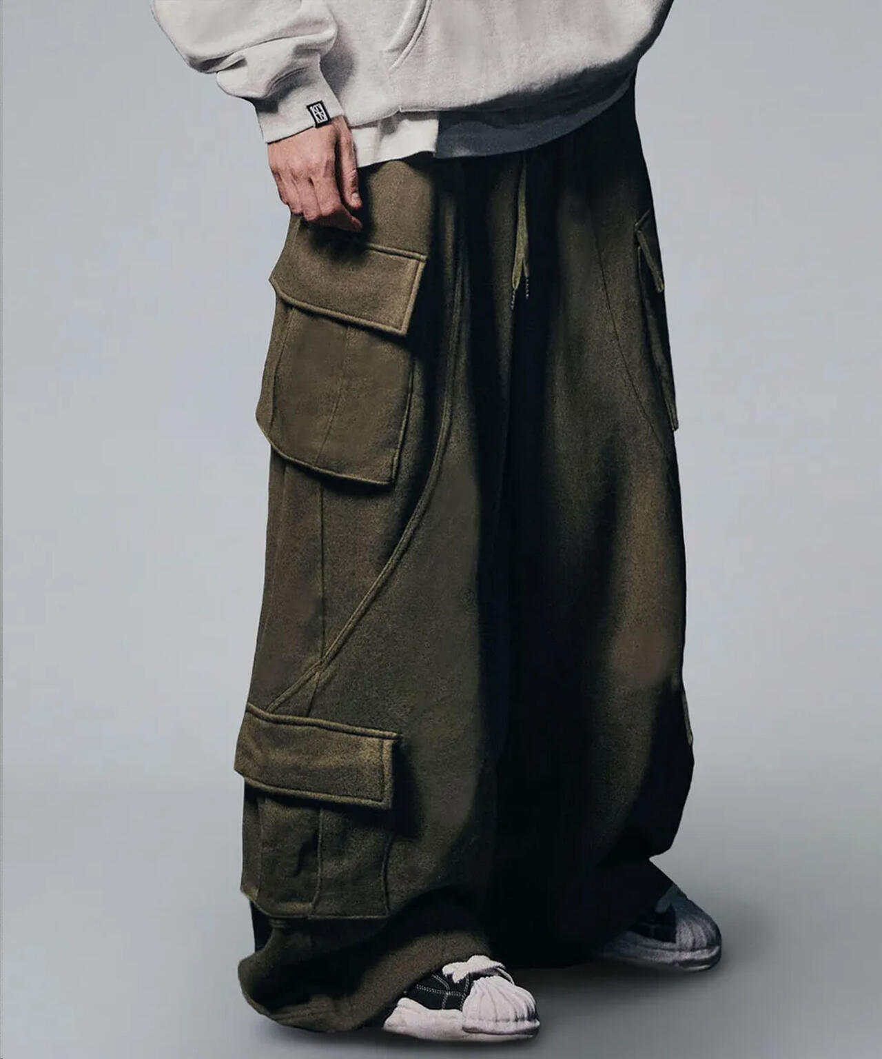 NOT4NERD/ノットフォーナード/INCISION MULTI CARGO SWEAT PANTS