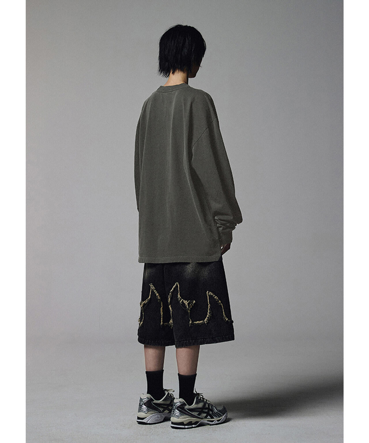 NOT4NERD/ノットフォーナード/FLAME DENIM SHORTS