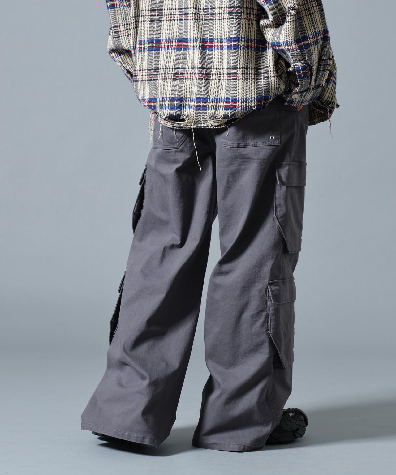 WEB&DEPOT限定】DankeSchon/ダンケシェーン/ST TWILL FLARE CARGO