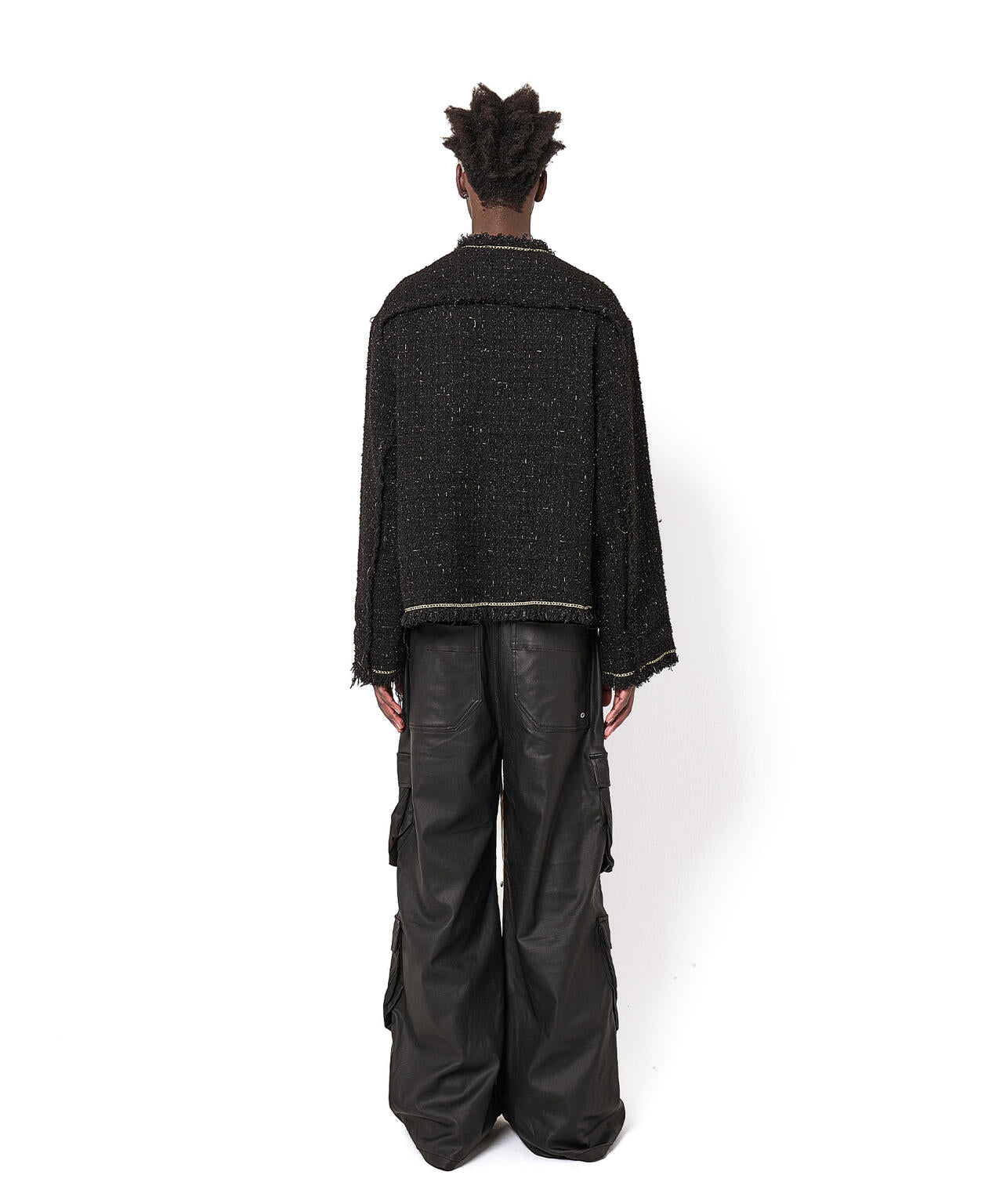 DankeSchon/ダンケシェーン/COATING FLARE CARGO PANTS