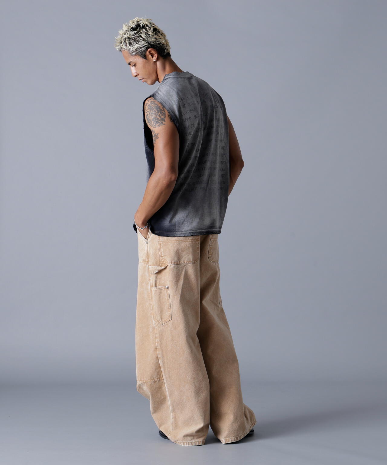 DankeSchon/ダンケシェーン/DUCK W-KNEE PANTS | L.H.P