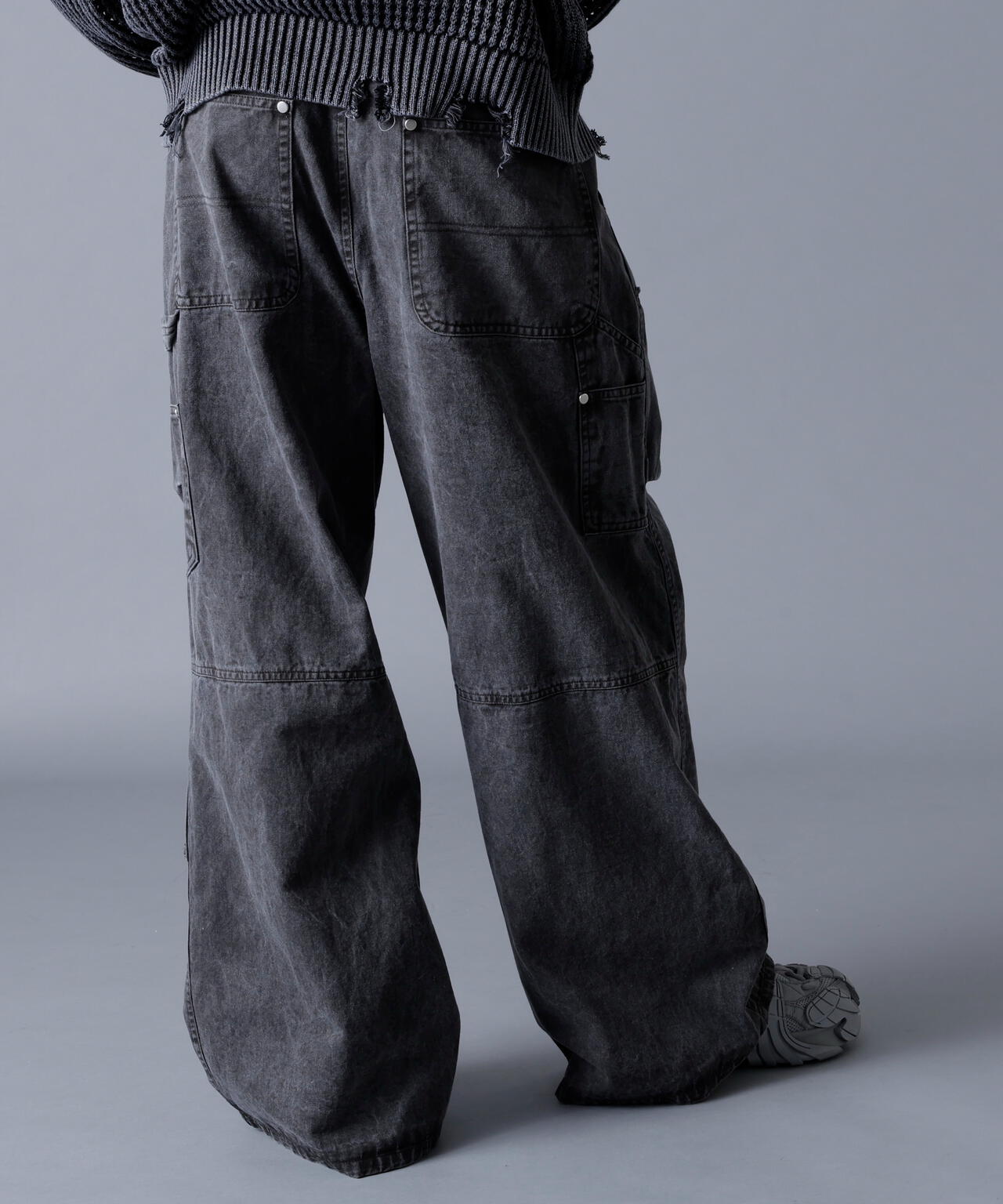 DankeSchon/ダンケシェーン/PIGMENT TWILL W-KNEE PANTS
