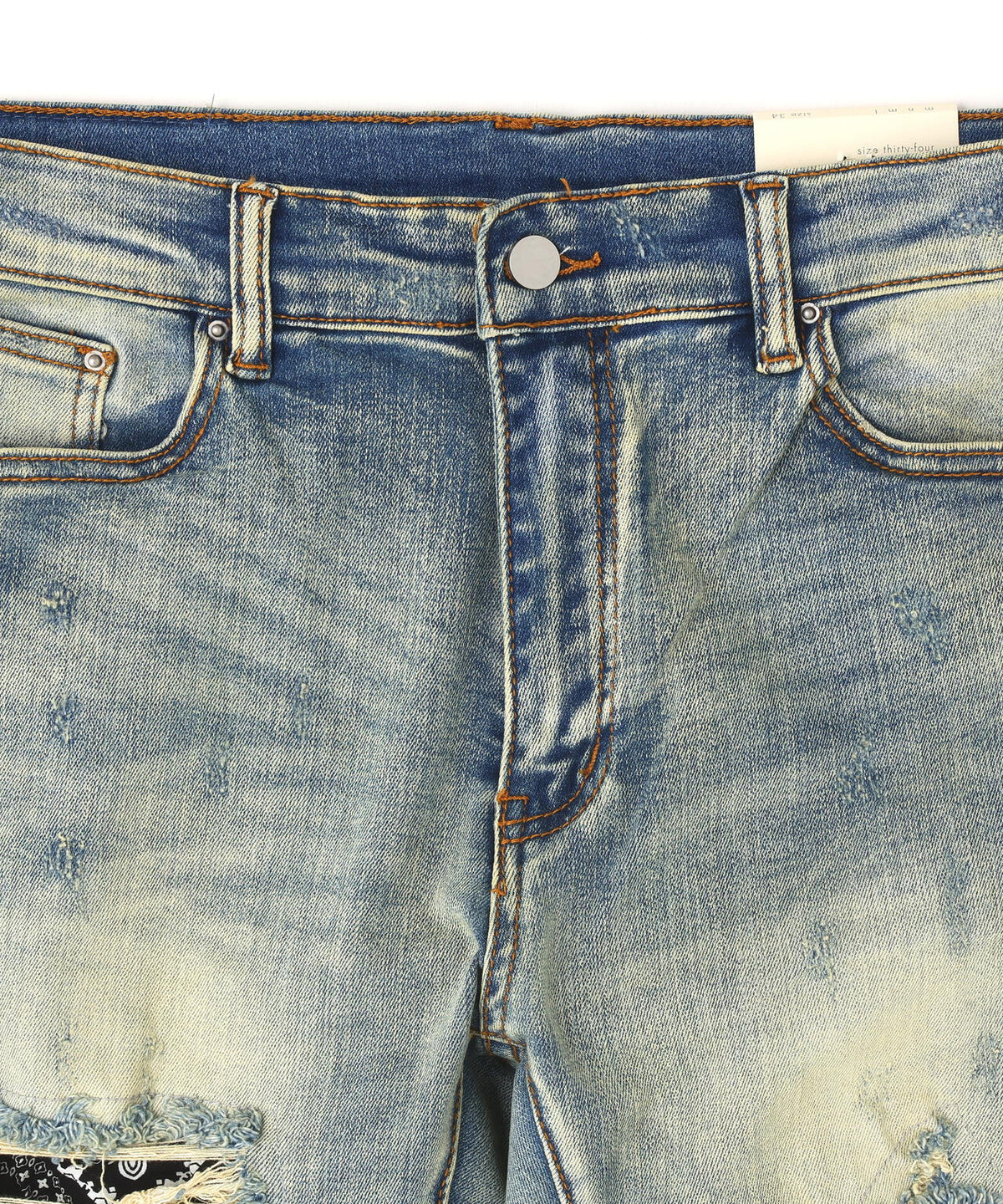 mnml/ミニマル/リペアデニムパンツ/X214 STRETCH DENIM(M2020-D857)