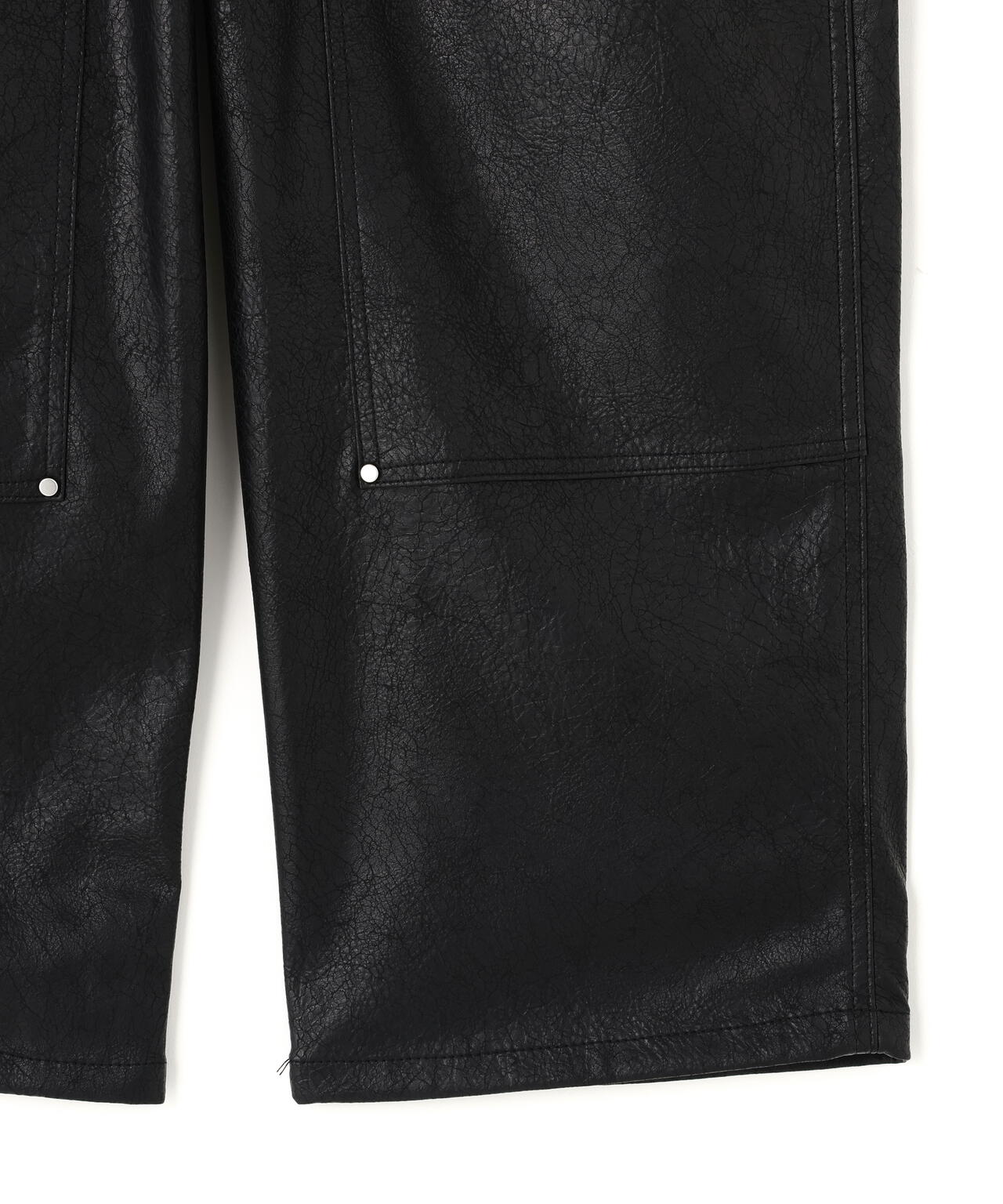 DankeSchon/ダンケシェーン/PULEATHER WKNEE PAINTER PANTS
