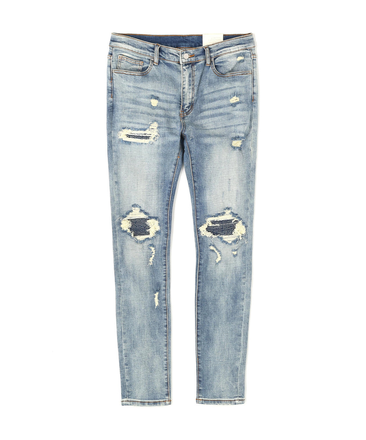 mnml/ミニマル/蛇腹パンツ/X162 STRETCH DENIM(20ML-SP661D)