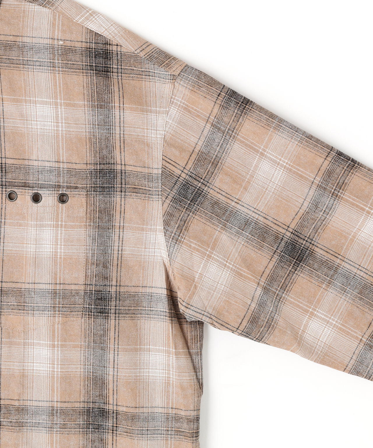 NOT4NERD/ノットフォーナード/TEMPLE PATCH CHEKERED SHIRT