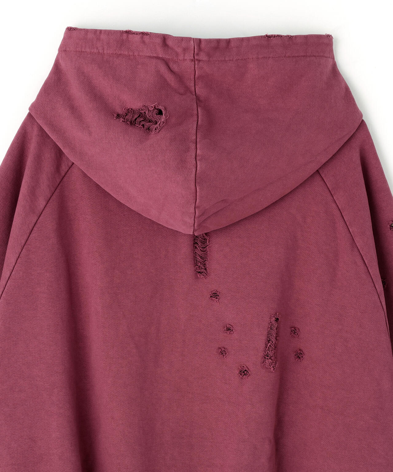 エルエイチピー（LHP）/NOT4NERD／ノットフォーナード／DESTROYED PIGMENT GOAT PULLOVER NOT4NERD/ノットフォーナード/DESTROYED PIGMENT GOAT PULLOVER HOODIE