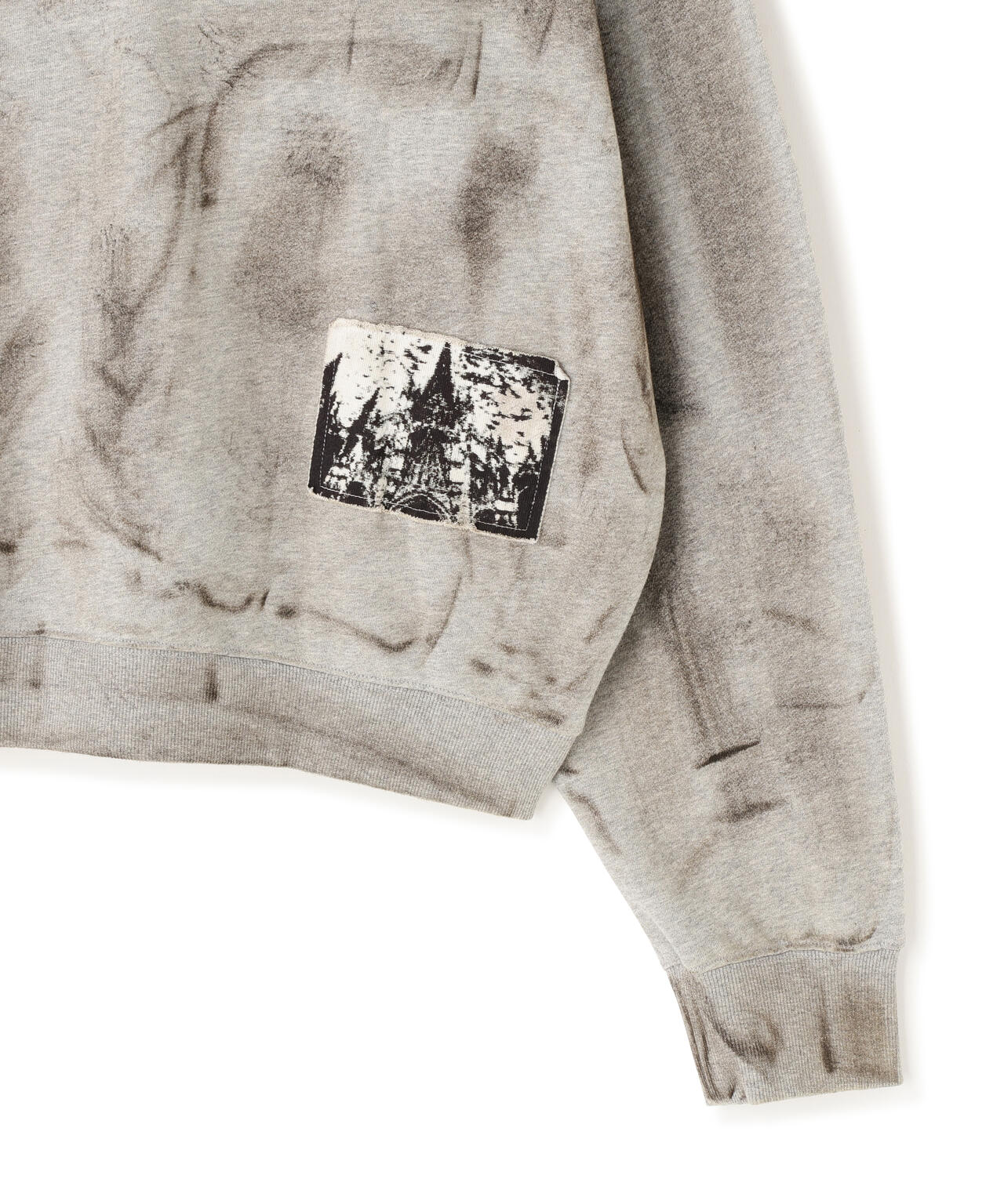 NOT4NERD/ノットフォーナード/DAMAGE WASHED PATCH PULLOVER HOODIE
