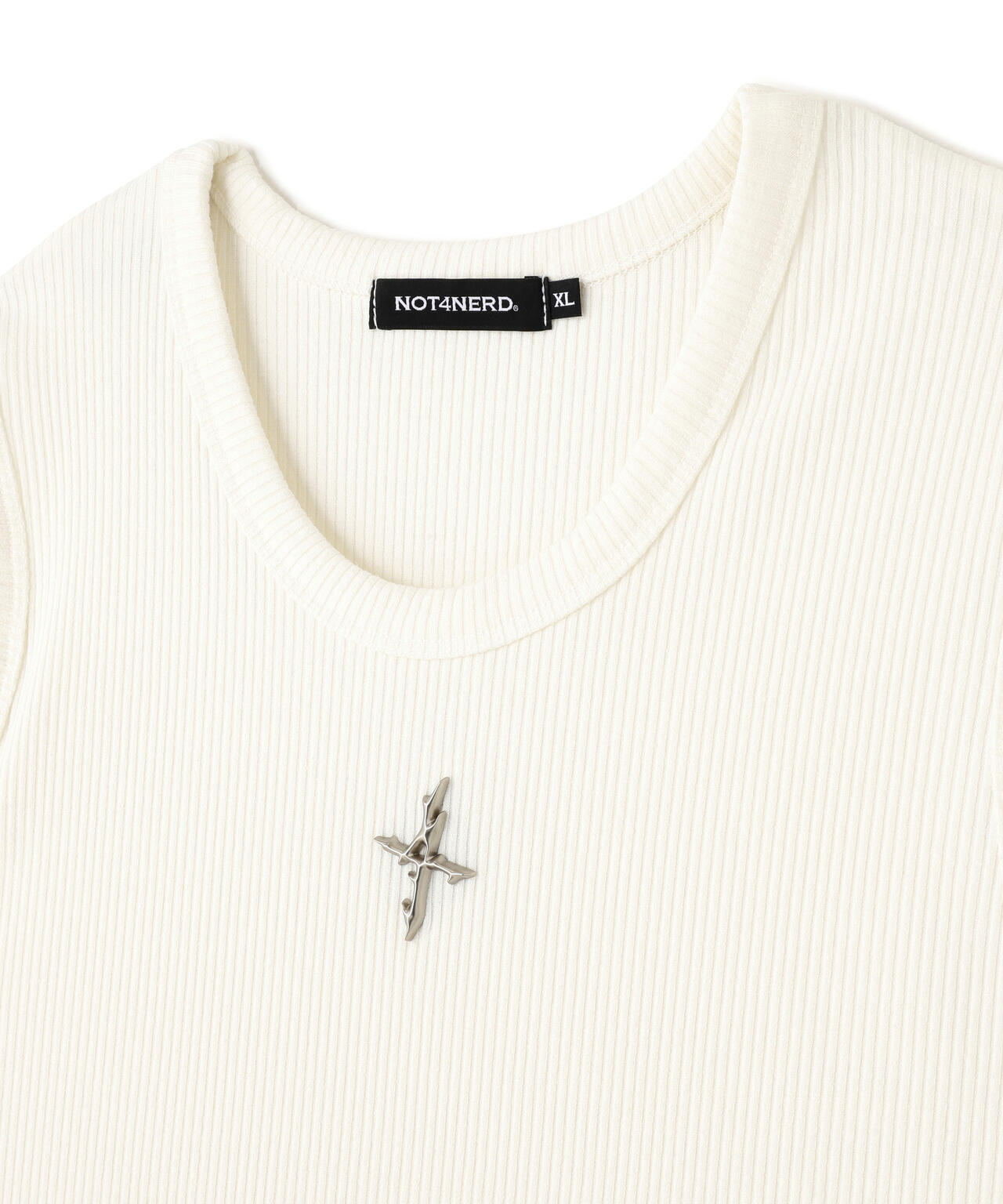 NOT4NERD/ノットフォーナード/4 SYMBOL RIBBED SLEEVELESS