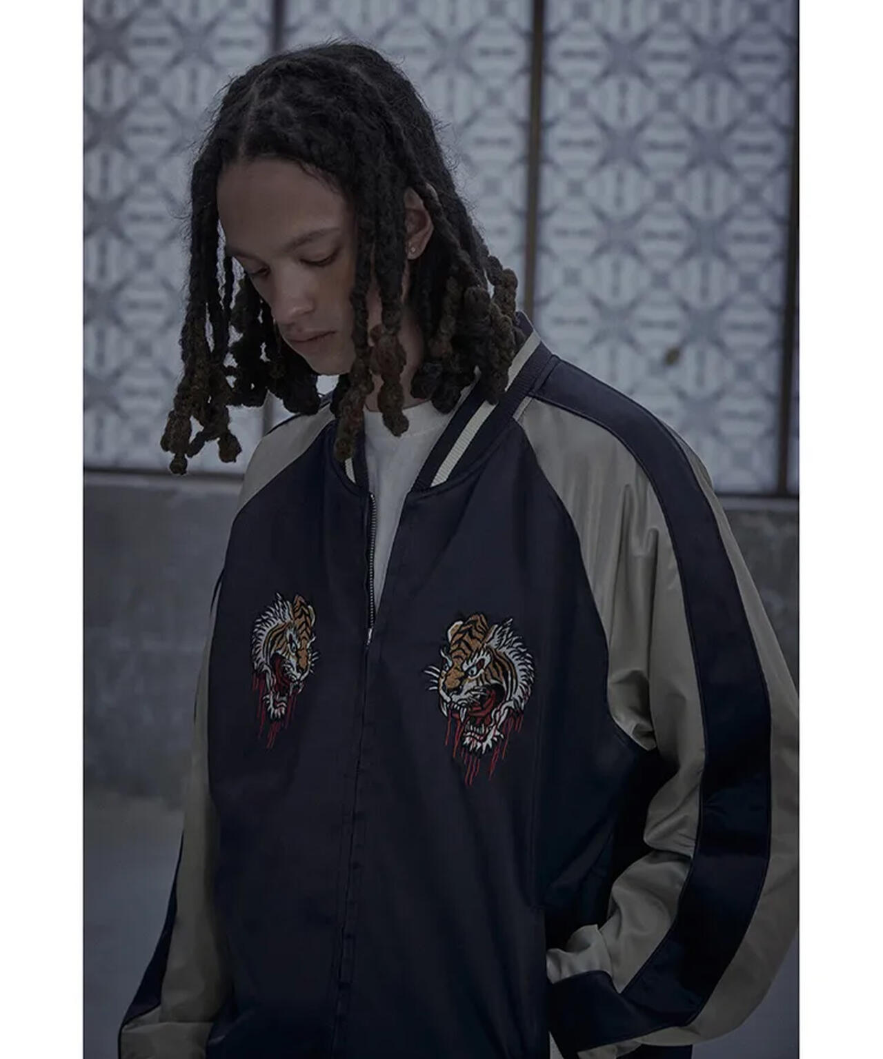 NOT4NERD/ノットフォーナード/TIGER SATIN BLOUSON JACKET