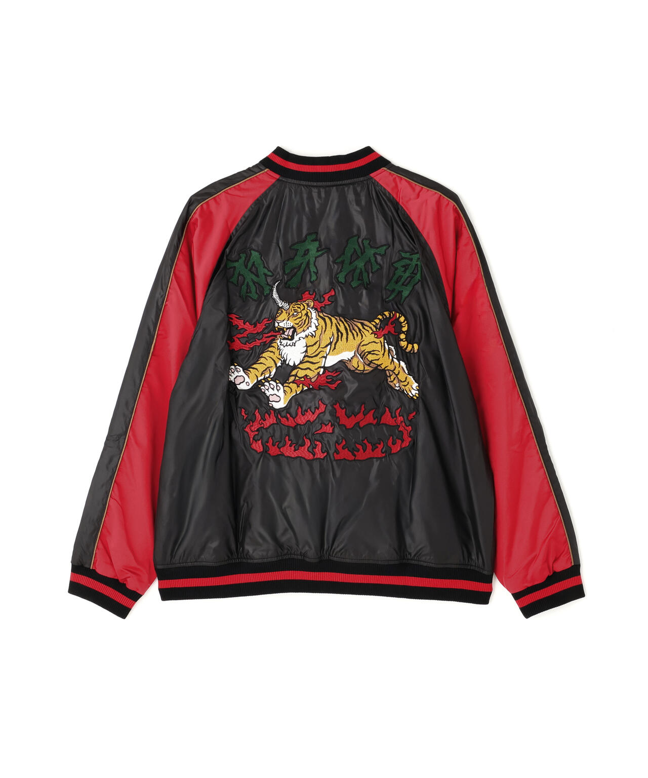 NOT4NERD/ノットフォーナード/HORNED TIGER SATIN SOUVENIR JACKET
