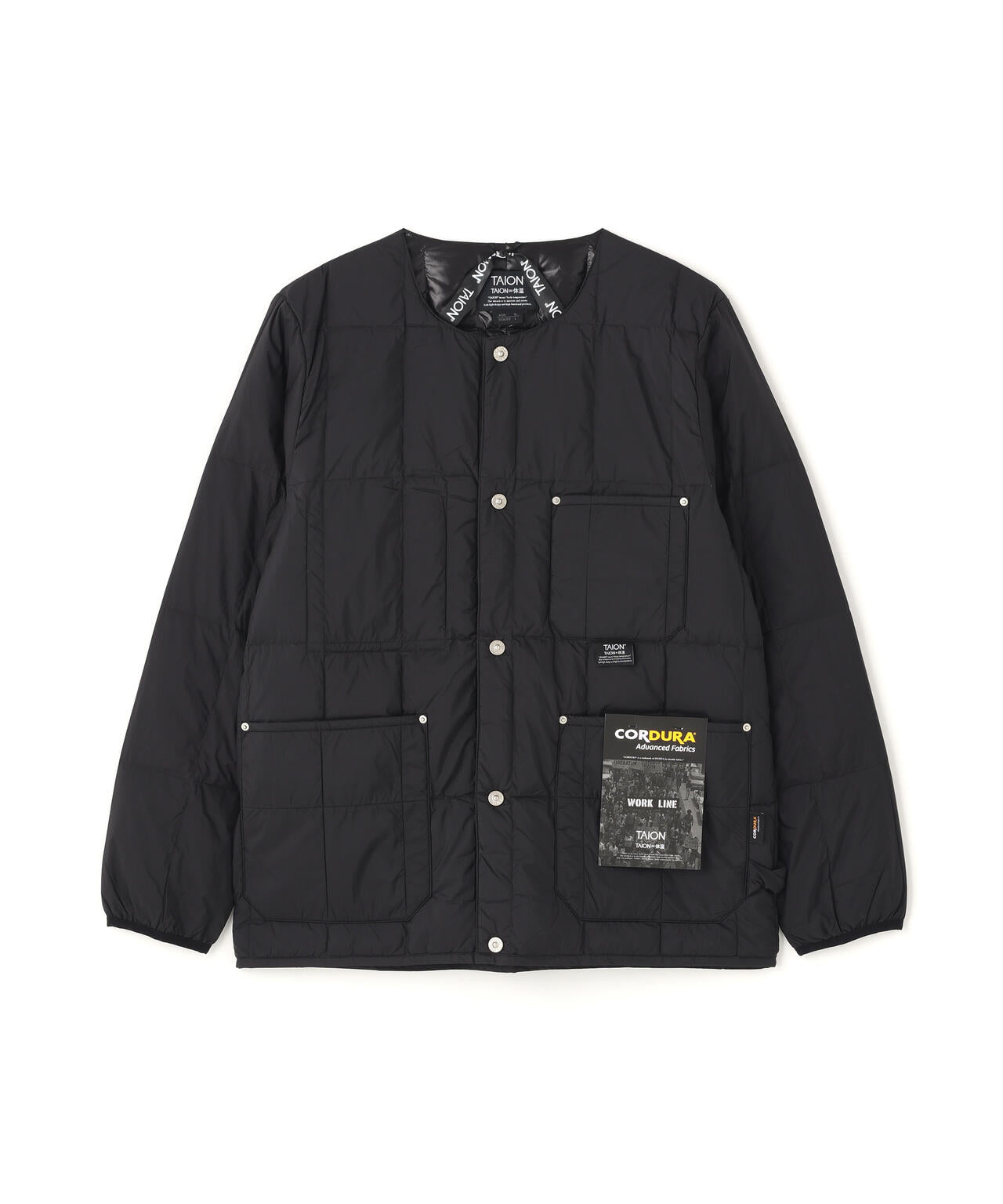 DEONさん TAION/タイオン/WORK CREW NECK DOWN JACKET【UNISEX】 | L.H.P