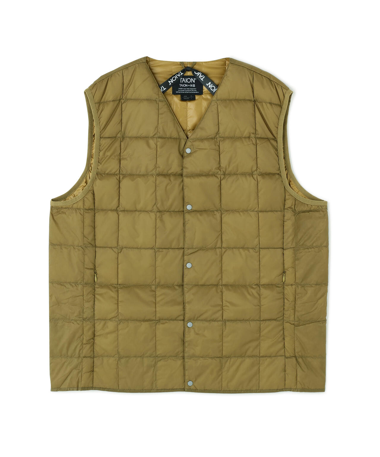 TAION/タイオン/V NECK BUTTON DOWN VEST【MEN】 | L.H.P