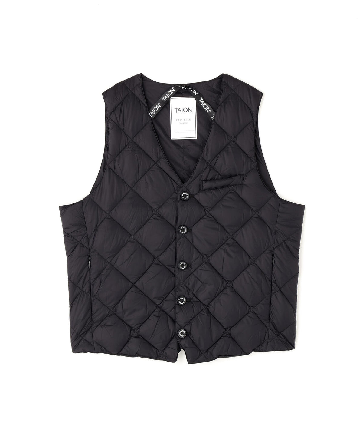 TAION/タイオン/CITY SINGLE BUTTON DOWN GILET【MEN】 | L.H.P 