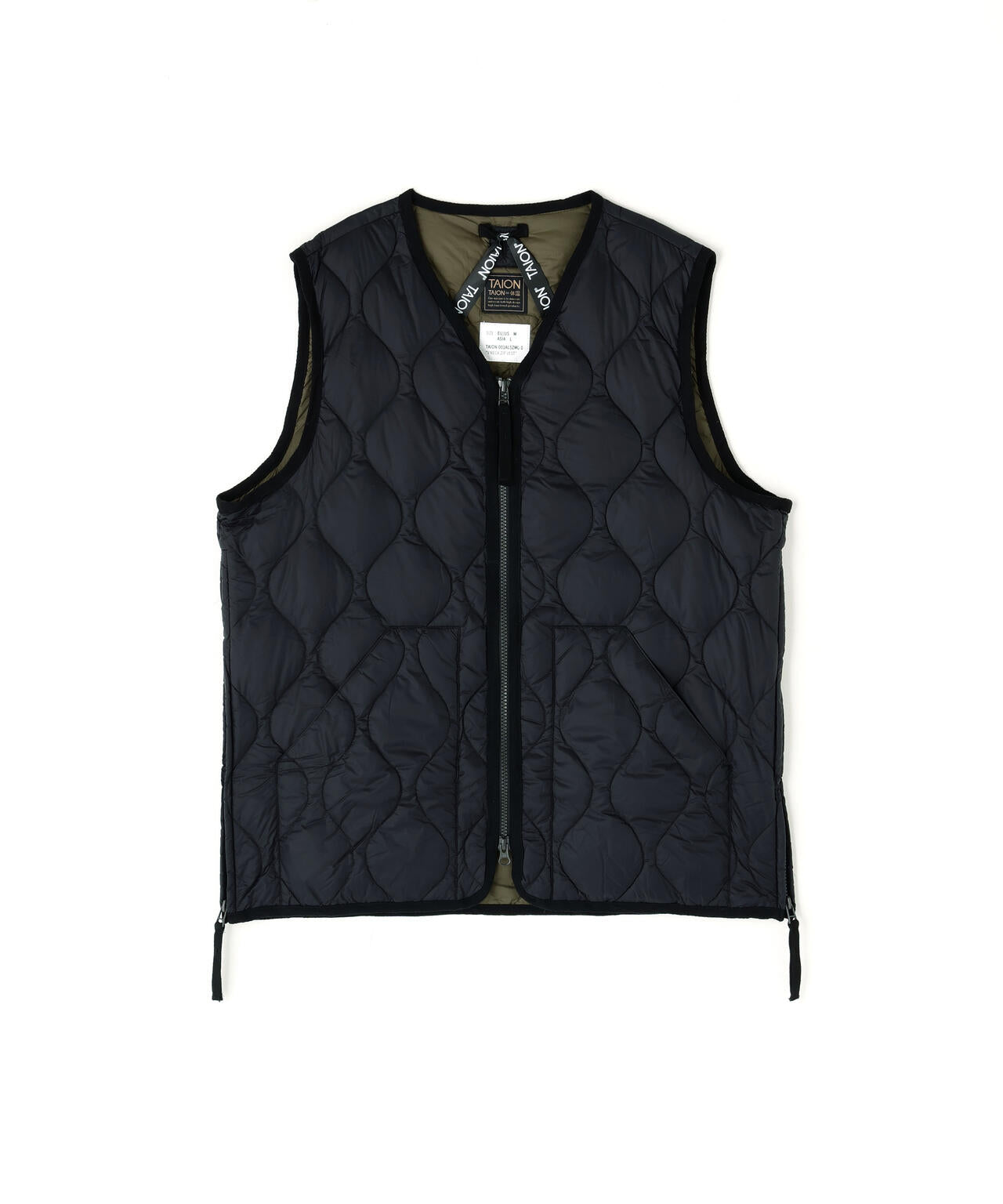 TAION/タイオン MILTARY V NECK WZIP DOWN ベスト TAION/タイオン/MILITARY V NECK W-ZIP DOWN VEST【WOMEN】 | L.H.P