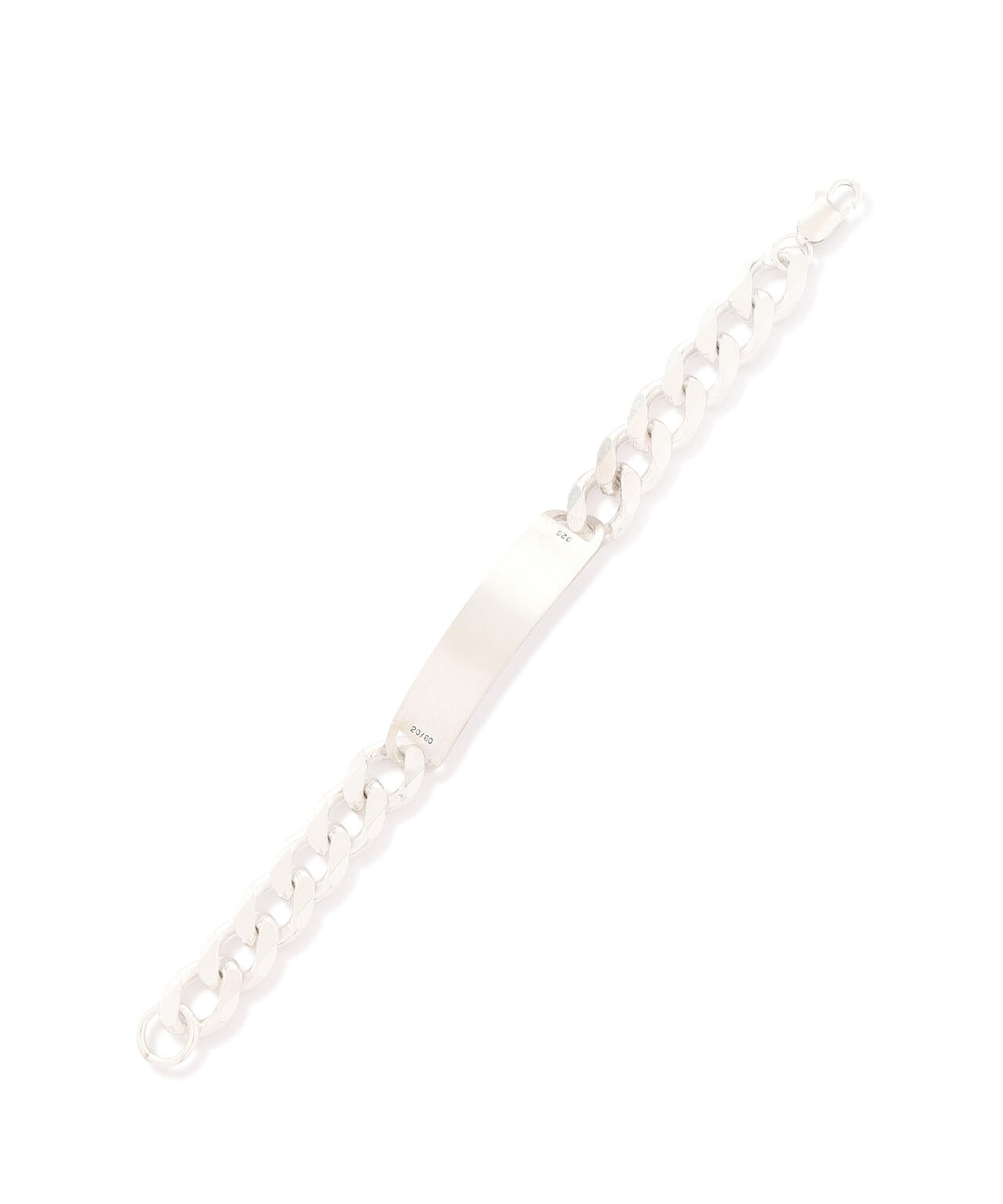 20/80】トゥエンティーエイティー/STERLING SILVER ID BRACELET 13mm