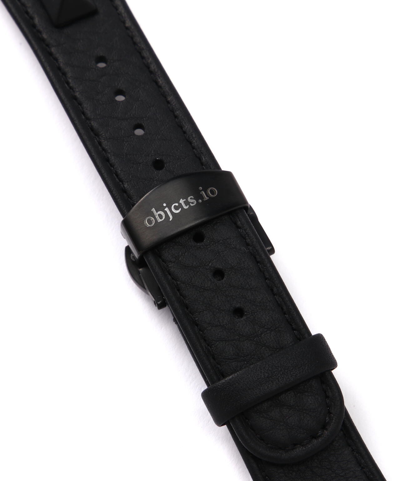 エルエイチピー（LHP）/objcts．io／オブジェクツアイオー／LEATHER HYBRID BAND  D BUCKLE objcts.io/オブジェクツアイオー/LEATHER HYBRID BAND STUDS - Apple