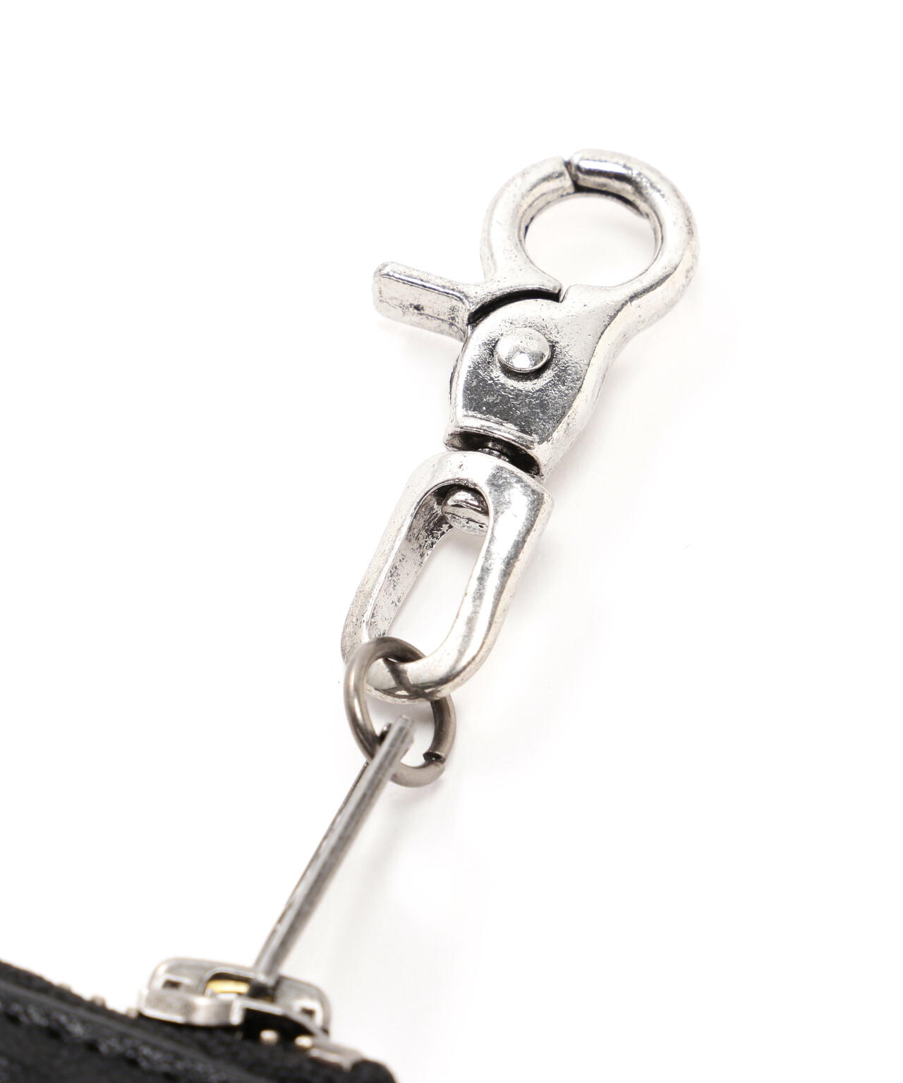 NOT4NERD/ノットフォーナード/PATCHED LEATHER SIDE ZIPPER CARD