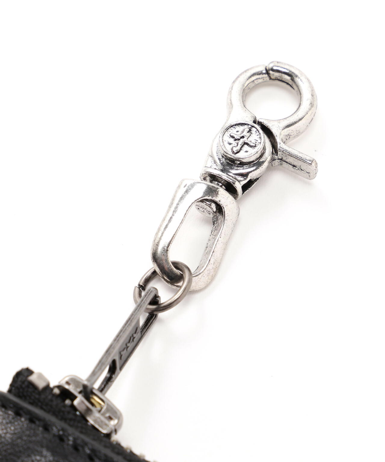 NOT4NERD/ノットフォーナード/PATCHED LEATHER SIDE ZIPPER CARD WALLET