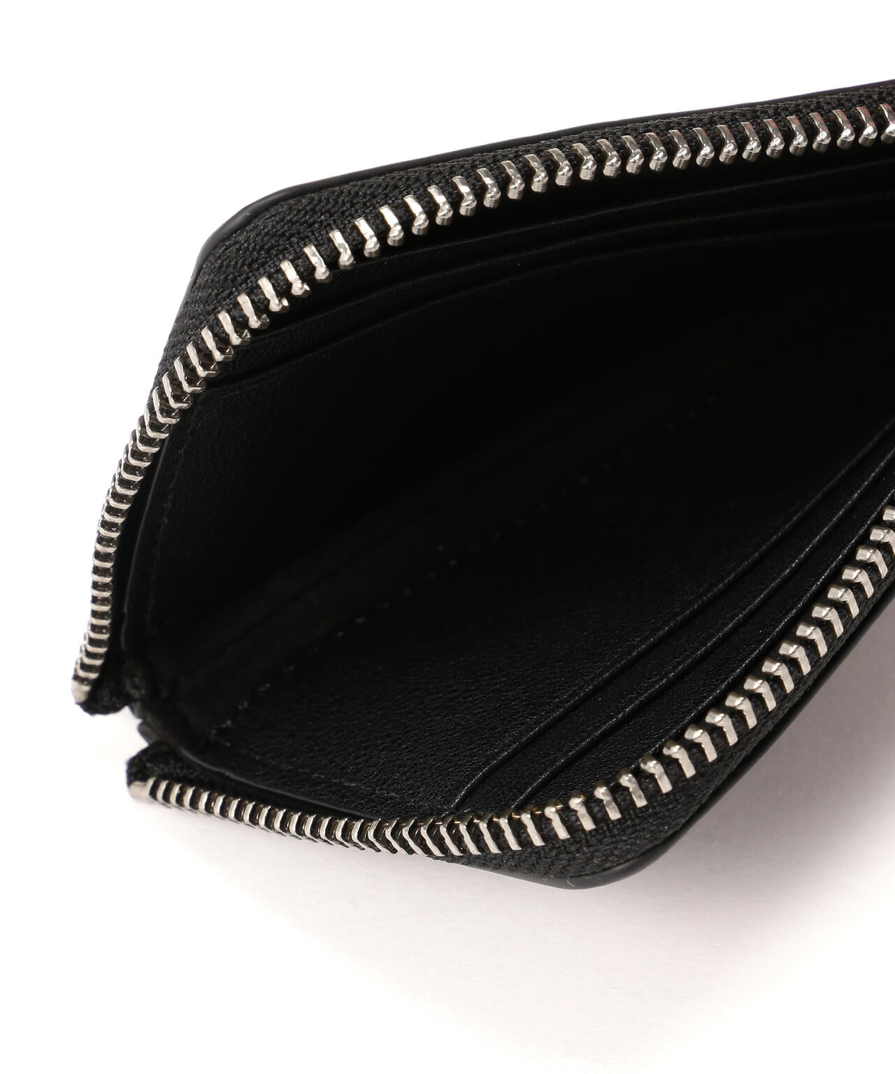 NOT4NERD/ノットフォーナード/PATCHED LEATHER SIDE ZIPPER CARD WALLET