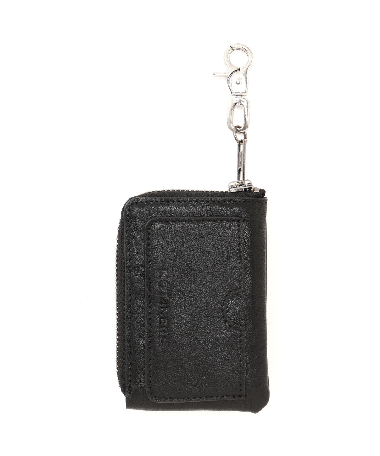 NOT4NERD/ノットフォーナード/PATCHED LEATHER SIDE ZIPPER CARD WALLET