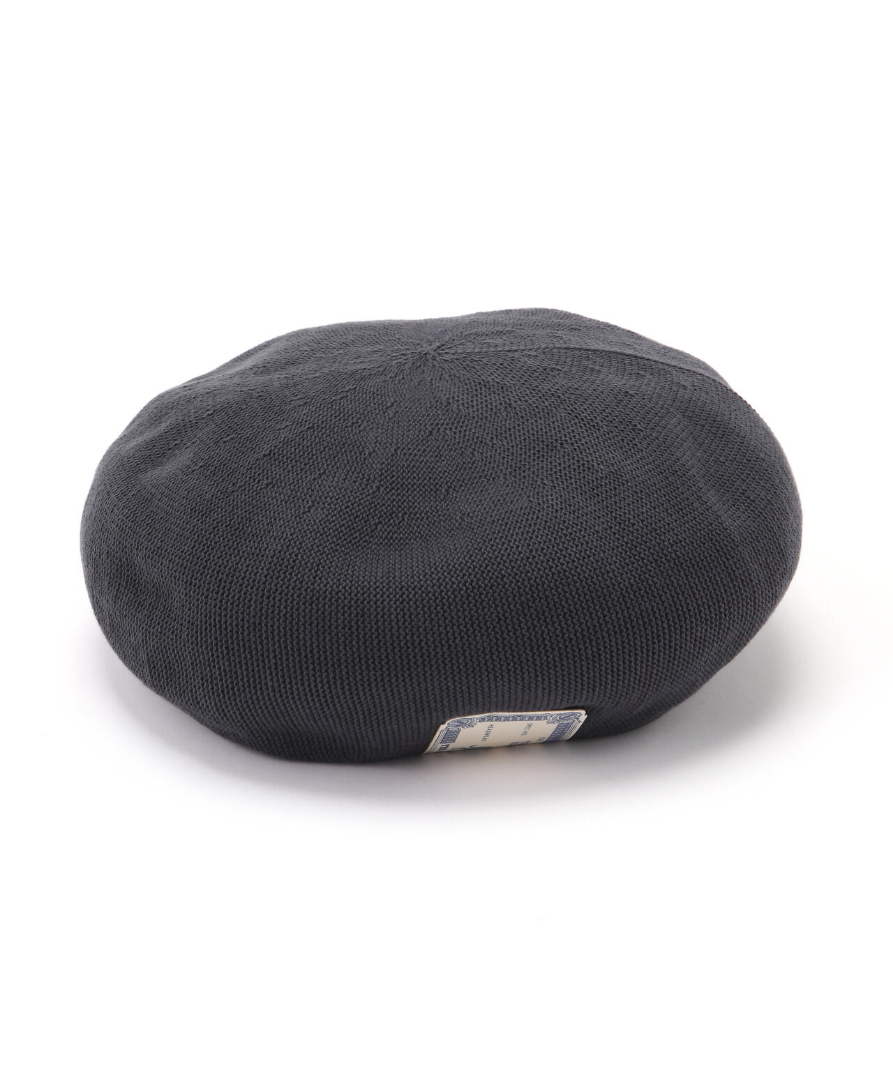 the h.w dog&co COTTON BIG ベレー帽　BLACK THE H.W.DOG&CO./ザエイチダブリュードッグアンドコー/COTTON BIG