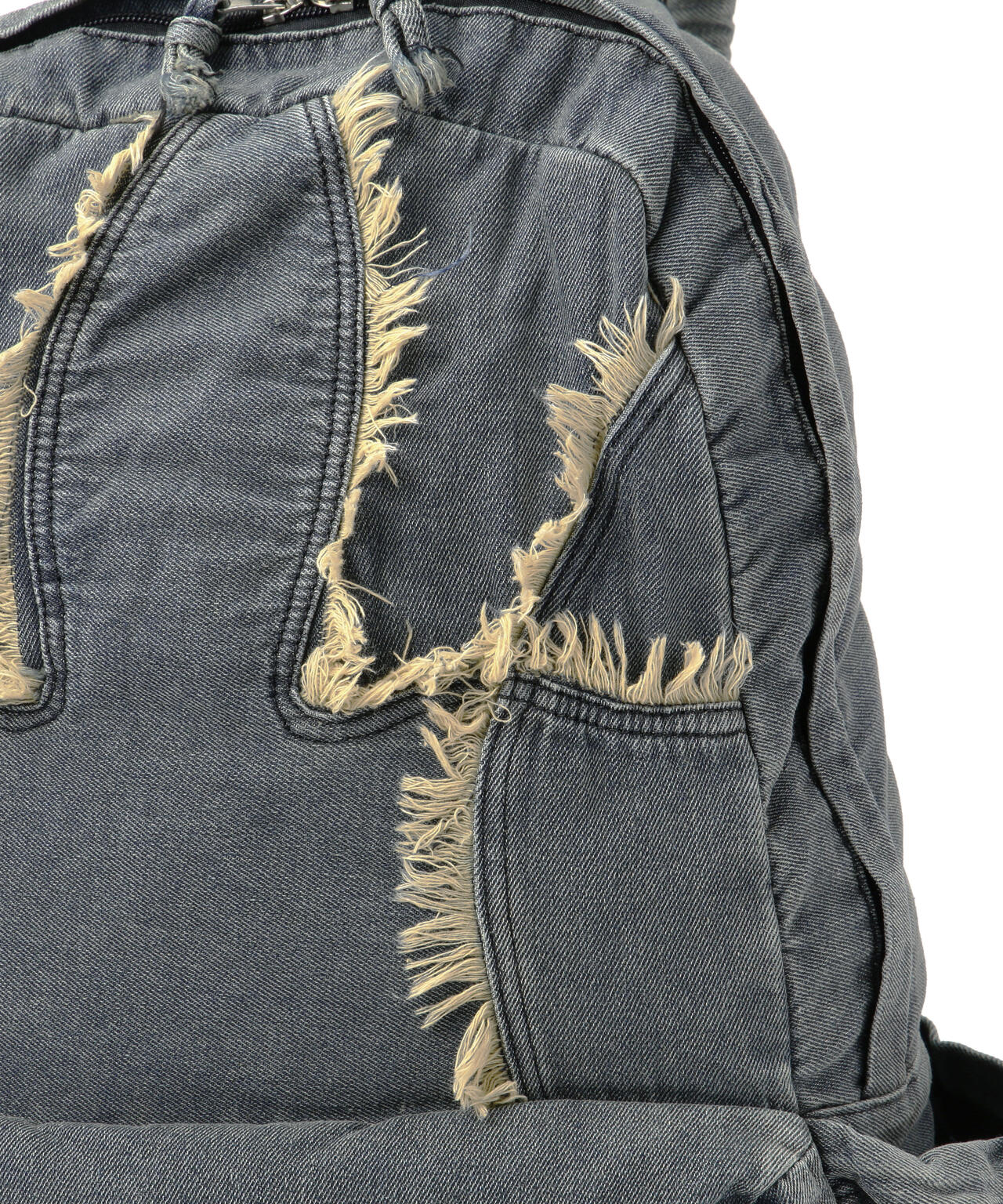 NOT4NERD/ノットフォーナード/CUT OFF STUD DENIM BACKPACK | L.H.P