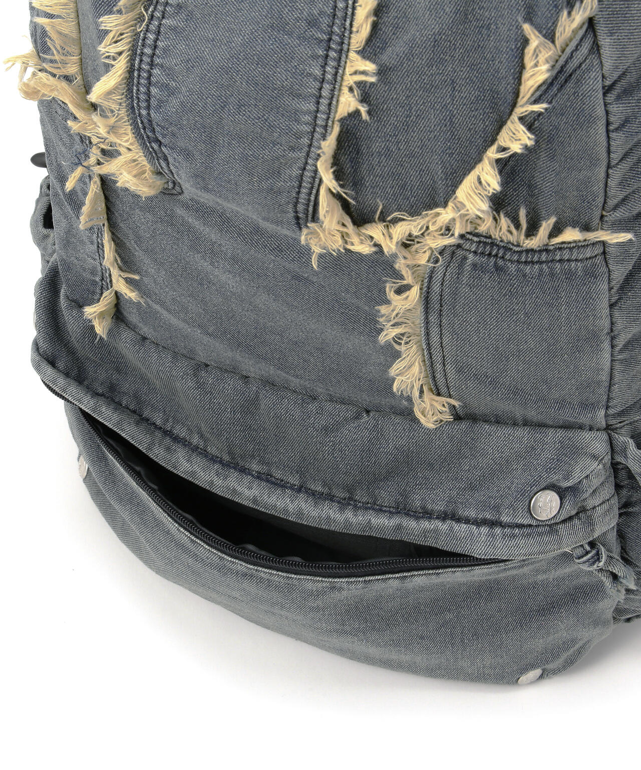 NOT4NERD/ノットフォーナード/CUT OFF STUD DENIM BACKPACK | L.H.P