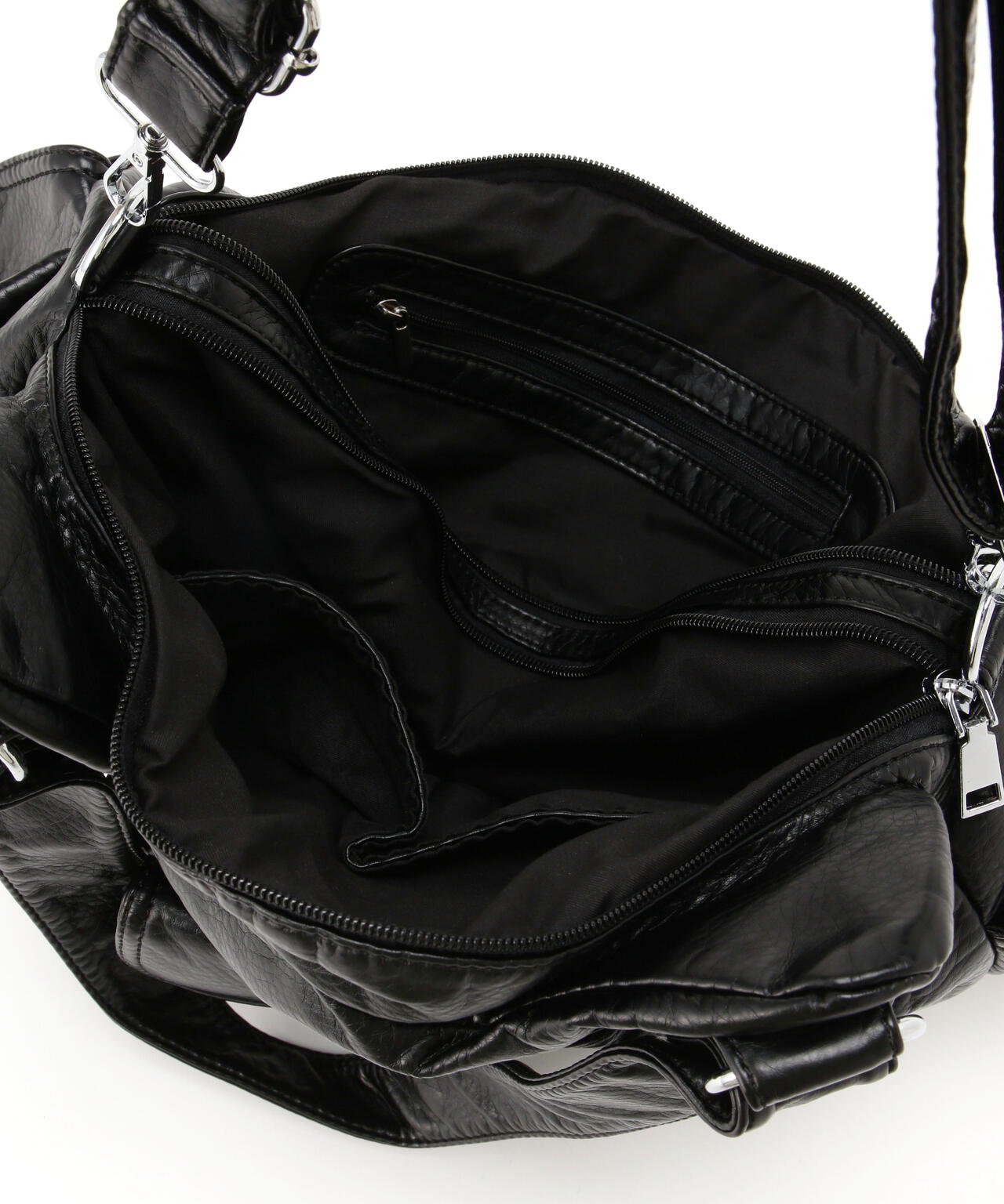 SIS/エスアイエス/PU Leather Shoulder Bag