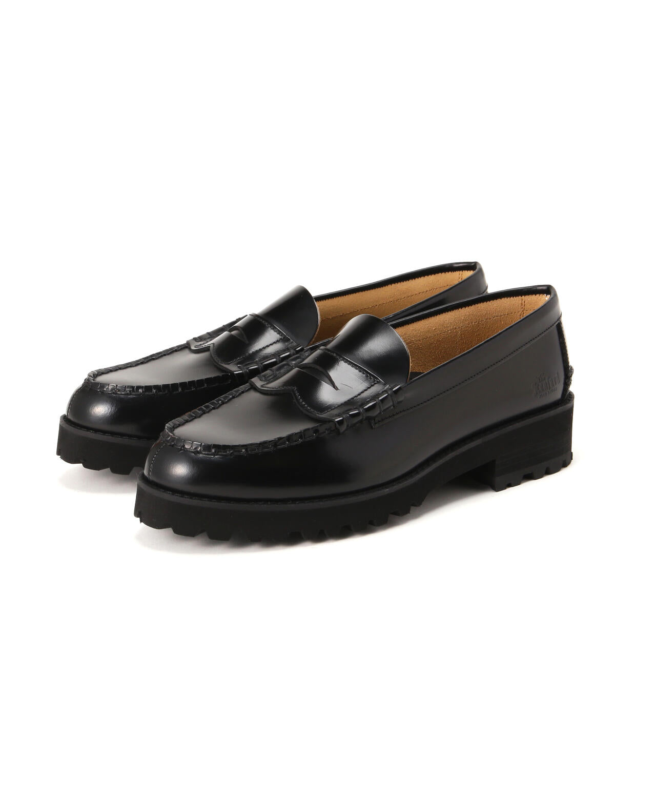 The Kenford Fineshoes/ケンフォードファインシューズ/WOMENS TANK SOLE LOAFERS/BLACK