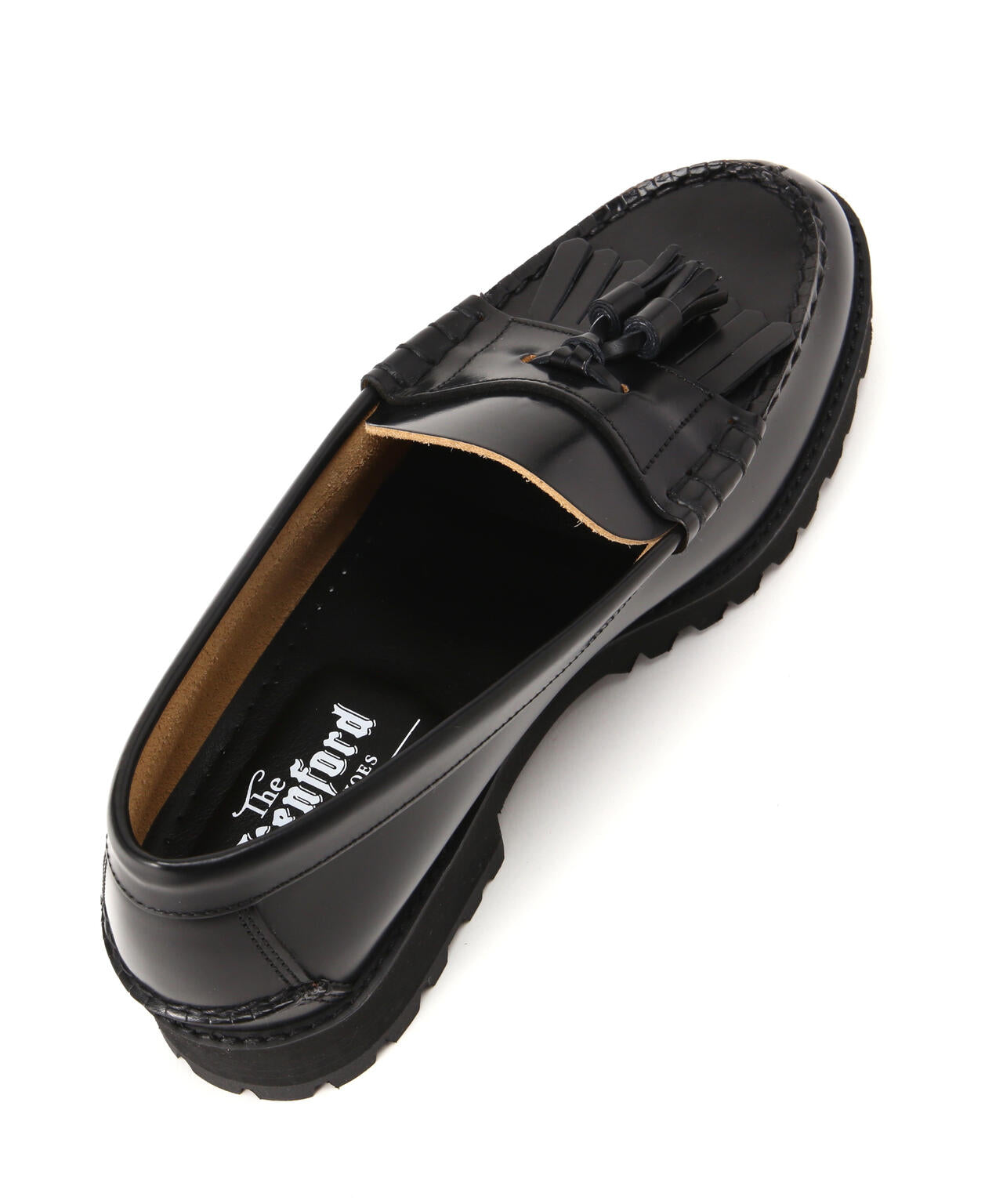 The Kenford Fineshoes/TANK SOLE LOAFERS/BLACK QUILT TASSEL | L.H.P