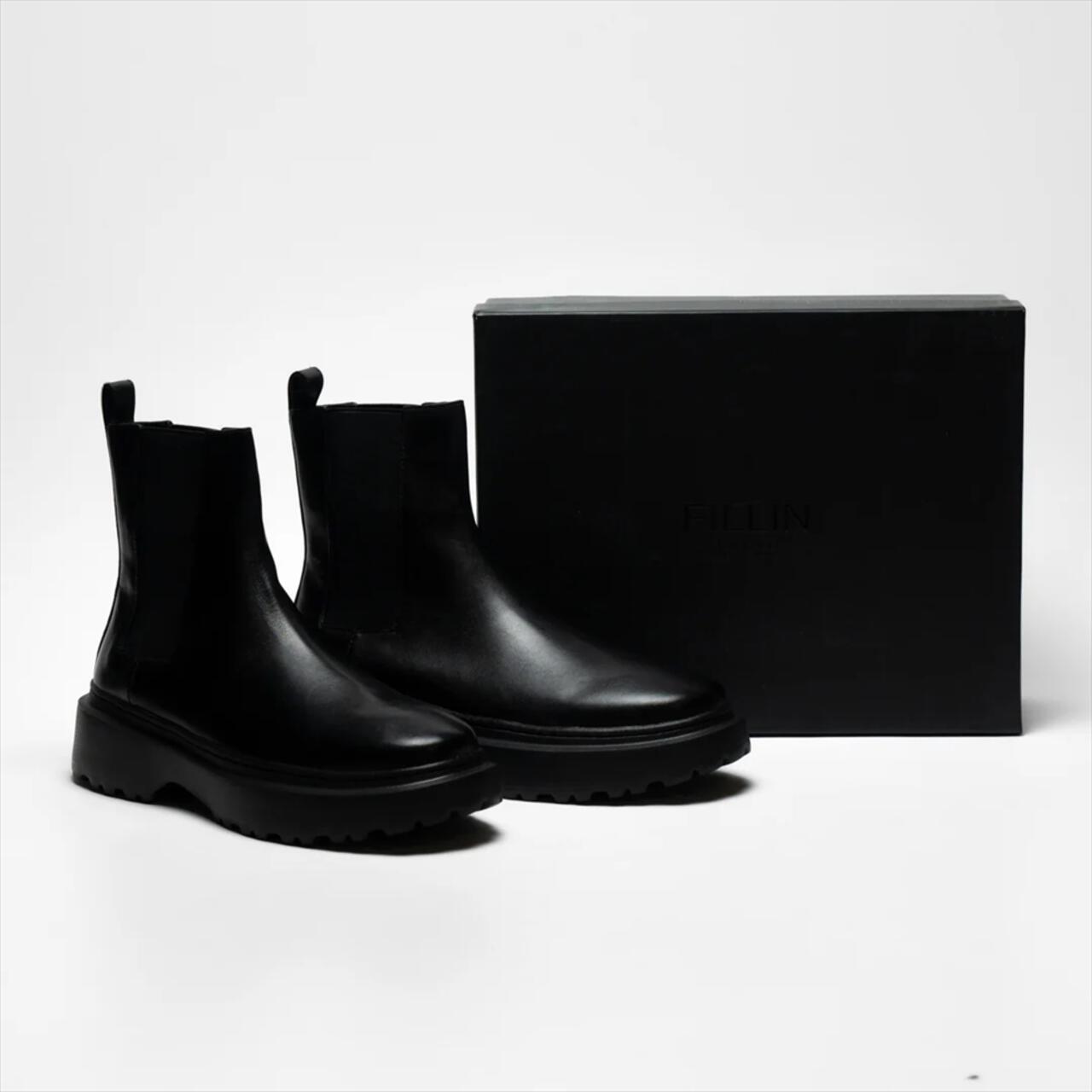 【極美品】FILLIN UNOS｜CHELSEA BLACK 26cm FILLIN/フィルイン/UNOS/CHELSEA | L.H.P（エルエイチピー） ｜【公式