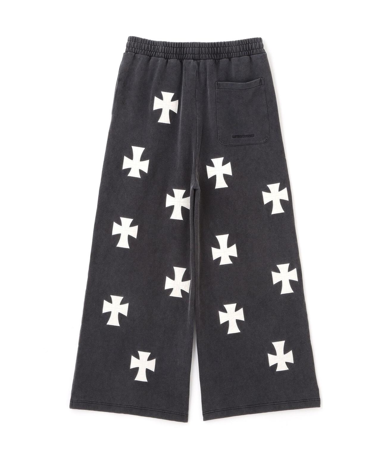 UNKNOWNLONDON/アンノウンロンドン/【LHP EXCLUSIVE】LEATHER CROSS BUGGY PANTS