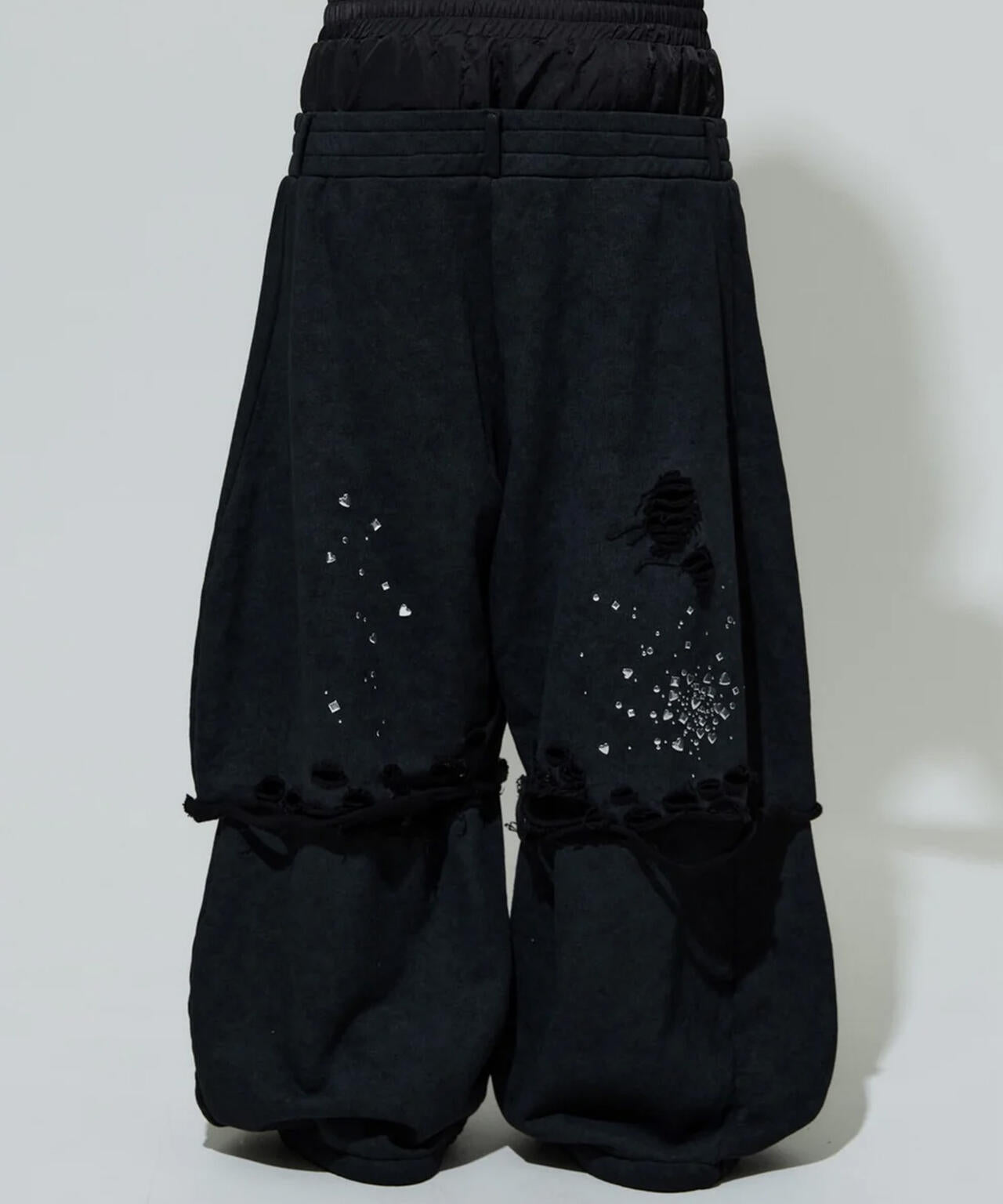 neith./ネイス/Meteor Low-rise Sweat Pants(Black)