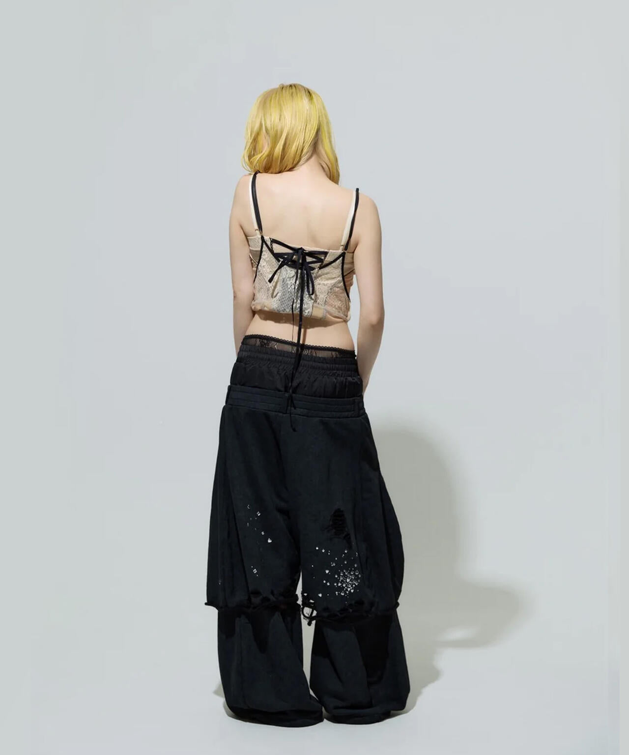 neith./ネイス/Meteor Low-rise Sweat Pants(Black)