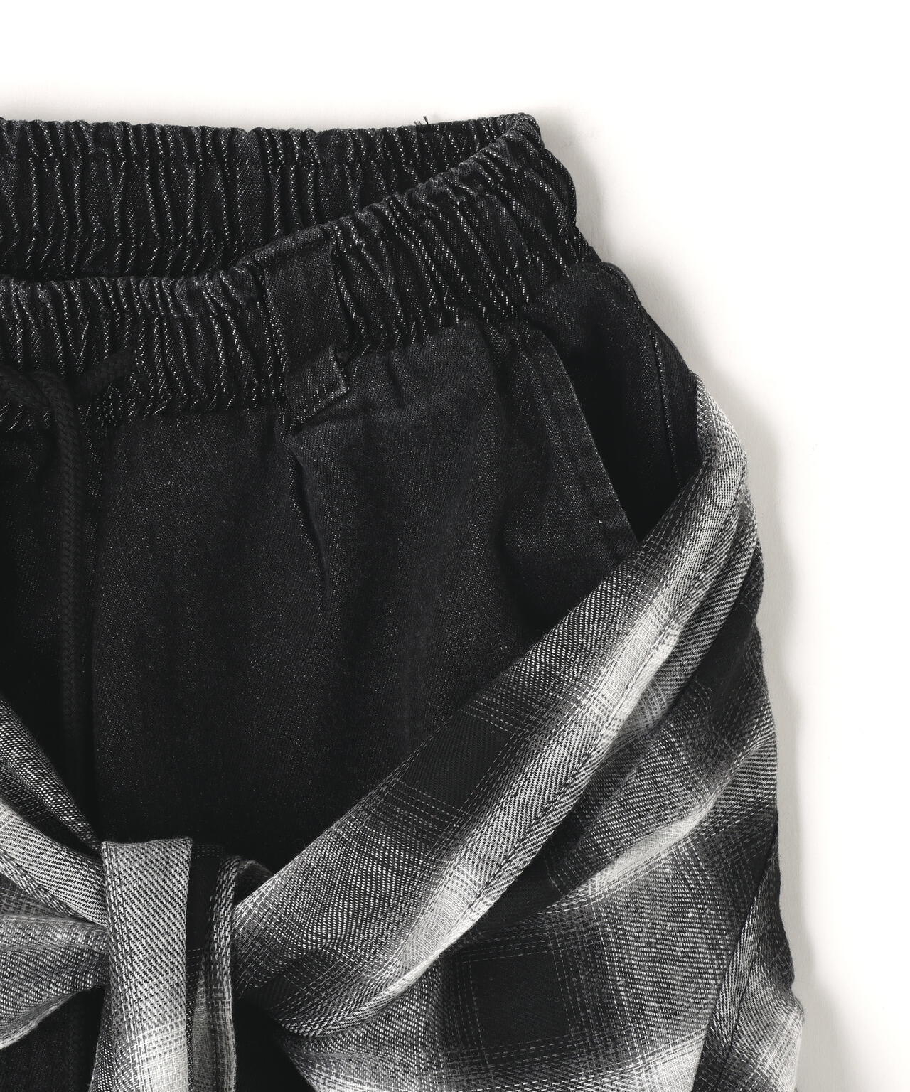 【NEW】エルエイチピー（LHP）/SIS／エスアイエス／check layered pants SIS/エスアイエス/check layered pants | L.H.P（エルエイチピー