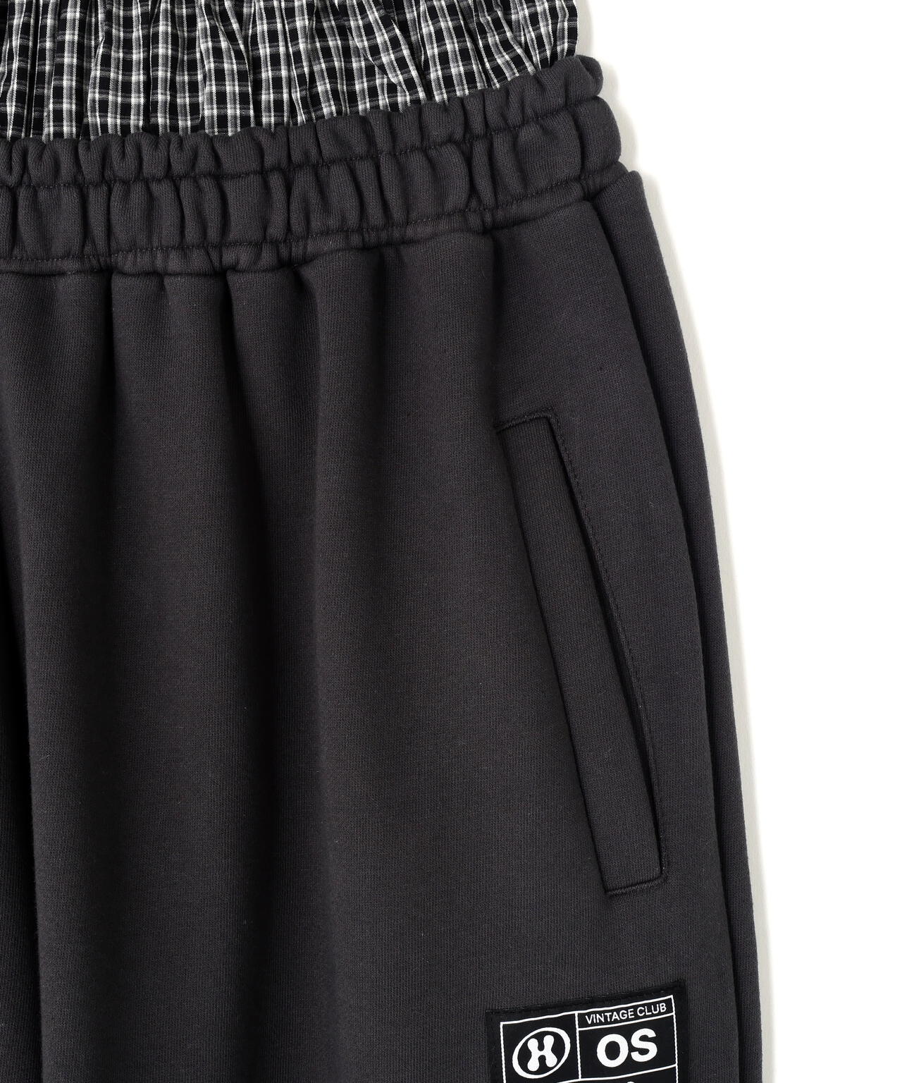 THE MYSTERIOUS HOTEL/ザ ミステリアス ホテル/LAYERED SWEAT PANTS