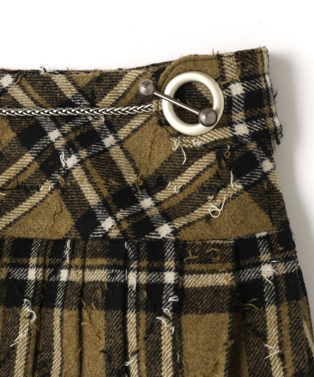 nodress スカート NODRESS（ノードレス） スカート NODRESS WHITE LACE TRIM COTTON MINI