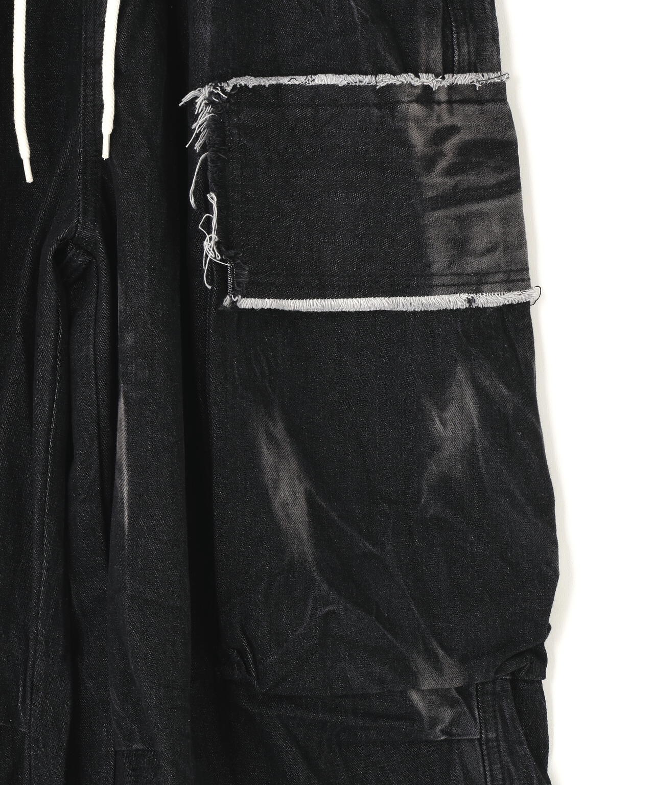 【NEW】エルエイチピー（LHP）/SIS／エスアイエス／Damage Denim Cargo Pants SIS/エスアイエス/Damage Denim Cargo Pants | L.H.P（エルエイチピー